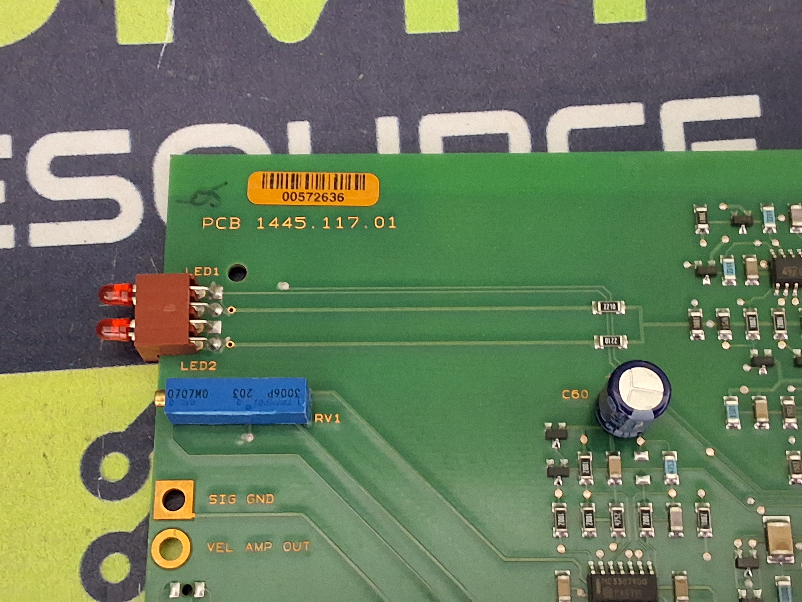 Used PARKER 1445.117.01 CIRCUIT BOARD 48904905