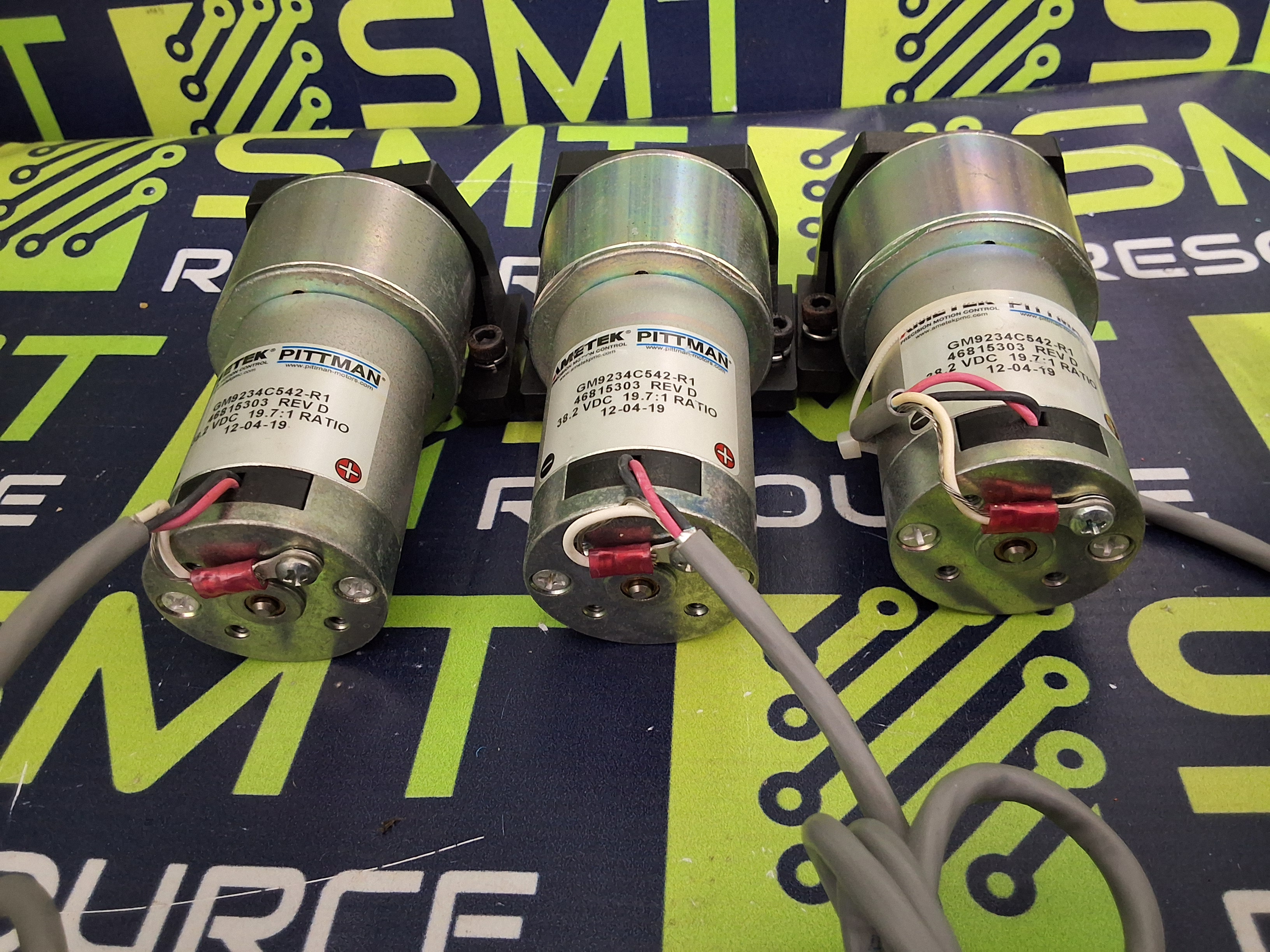 Used PITTMAN AMETEK GM9234C542-R1 / 46815303 DC GEARMOTOR 38.2VDC