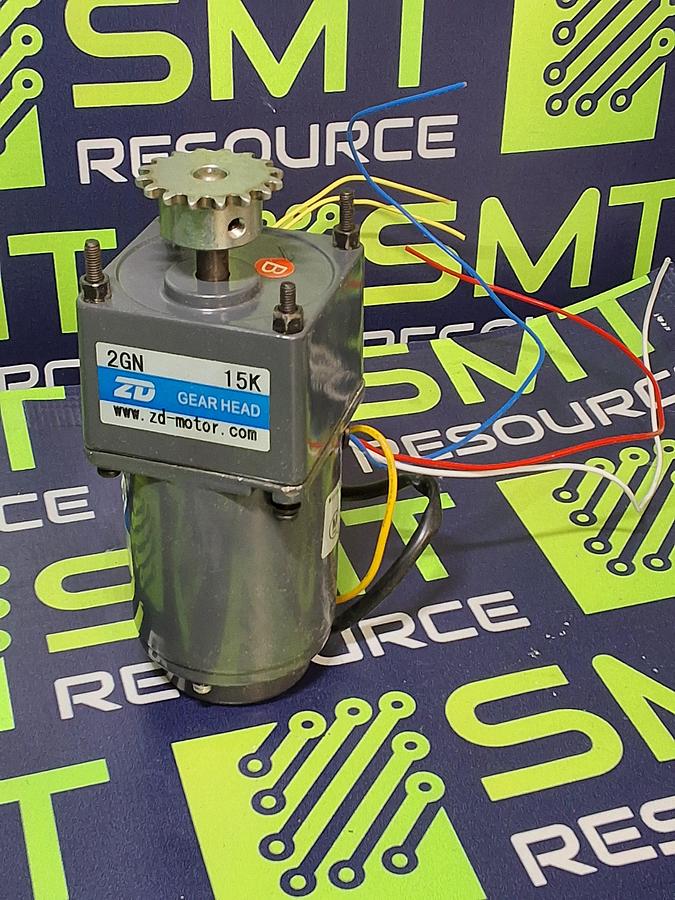Used ZD 2IK6RGN-A SPEED CONTROL MOTOR WITH GEAR HEAD 2GN15K