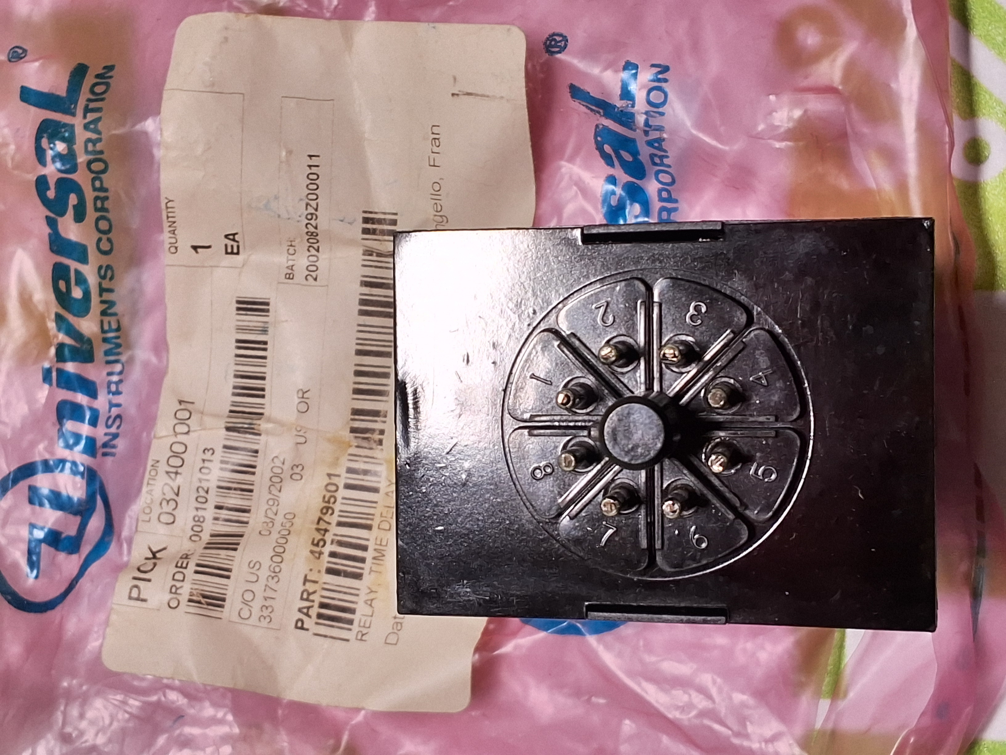 ENTRELEC SSAC TDML12DL TIME DELAY RELAY 12VDC - BRAND NEW