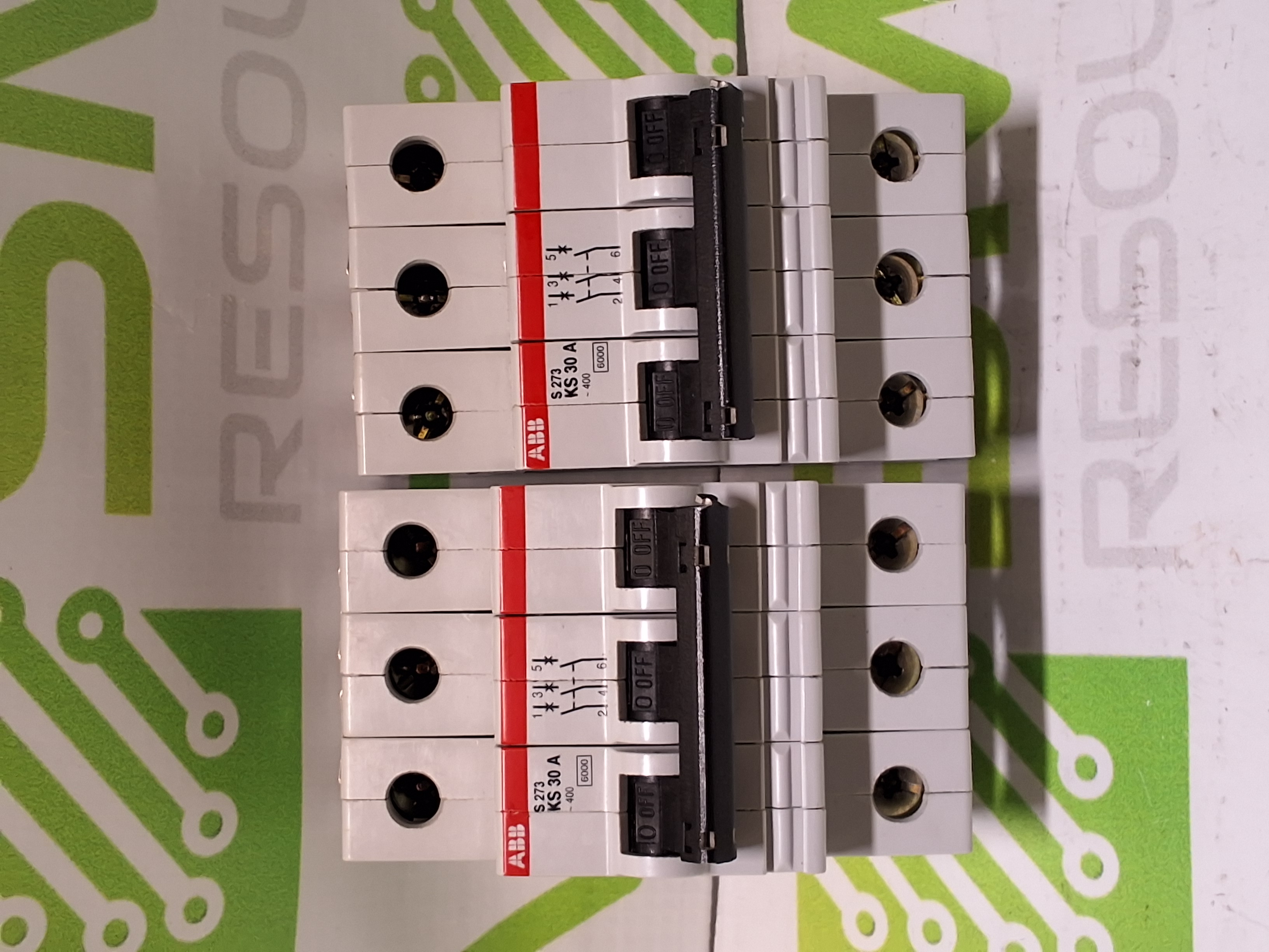 Used ABB S273 KS 30A CIRCUIT BREAKER 3 POLE 