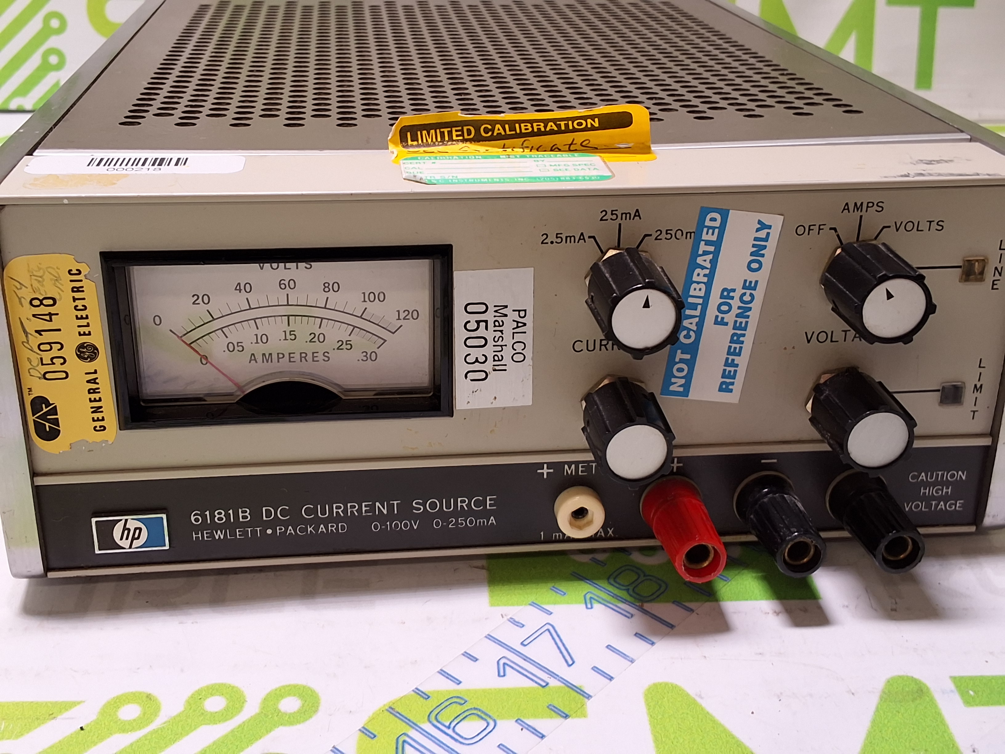 Used HEWLETT PACKARD 6181B DC CURRENT SOURCE