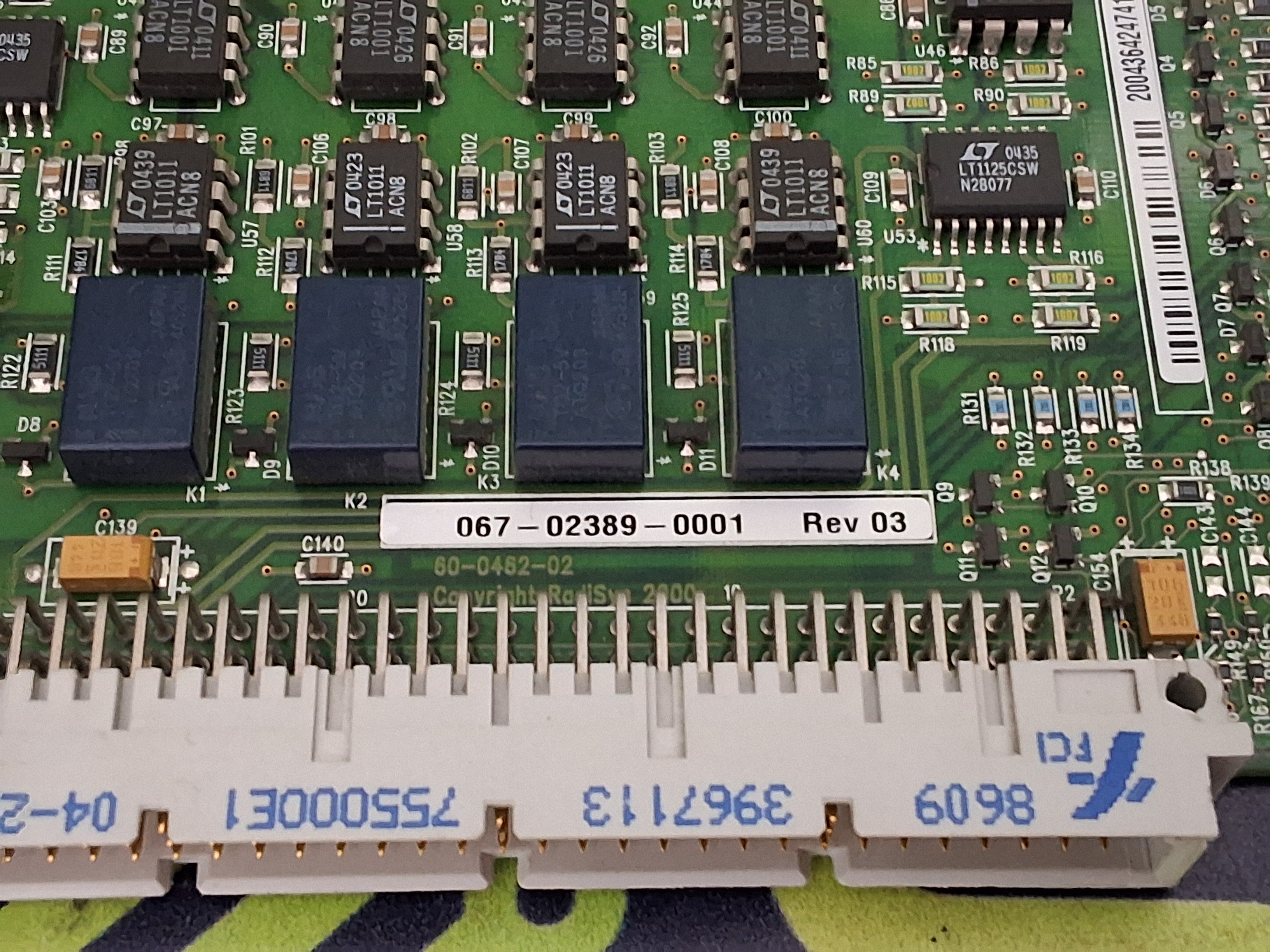 Used RADISYS 067-02389-0001 AXIS MOTION CONTROL BOARD 49625601
