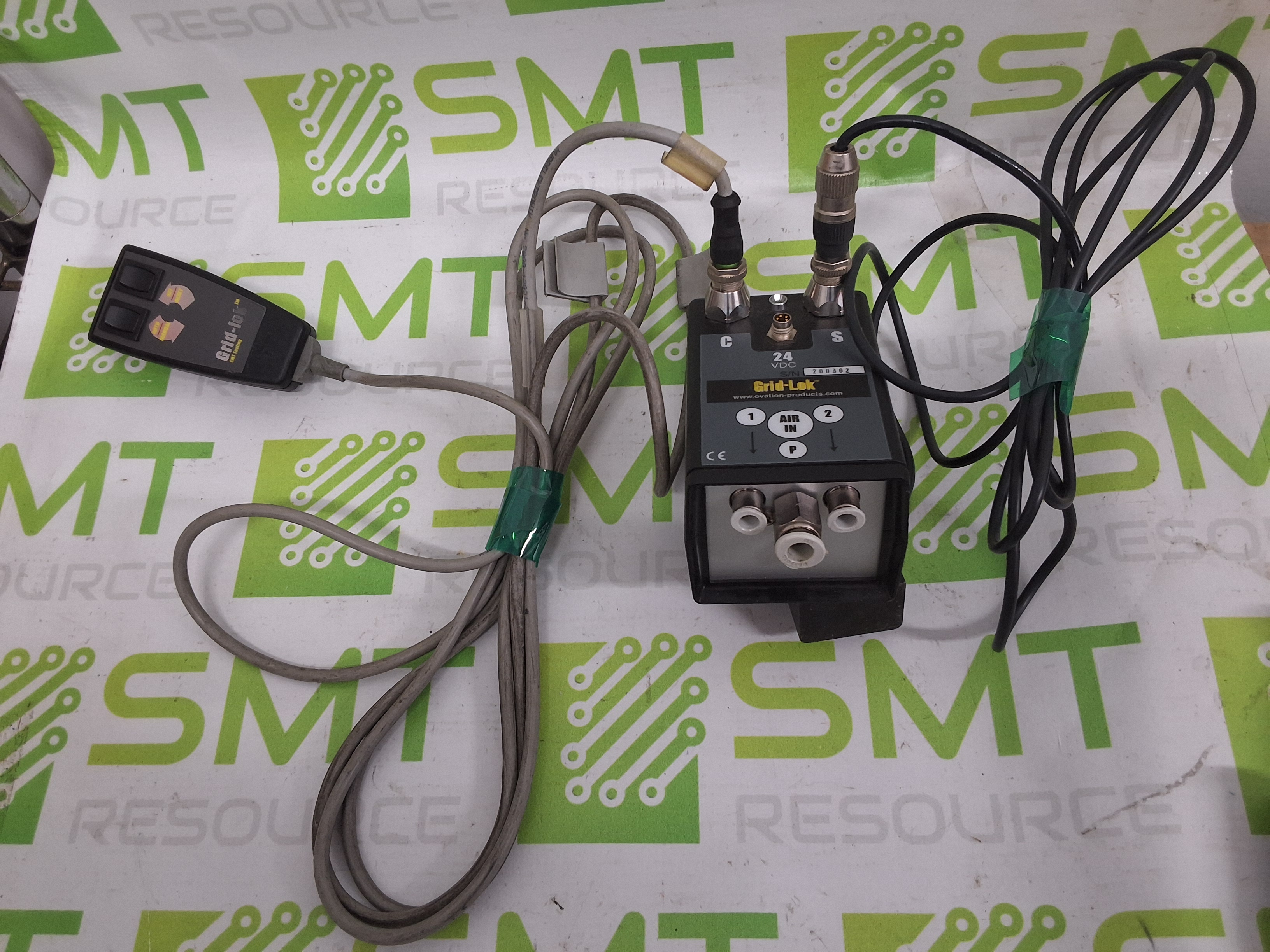 Used OVATION PRODUCTS Grid-Lok SINGLE TABLE CONTROLLER 24VDC WITH Grid-Lok SMT TOOLING HAND CONTROLLER / REMOTE PENDANT