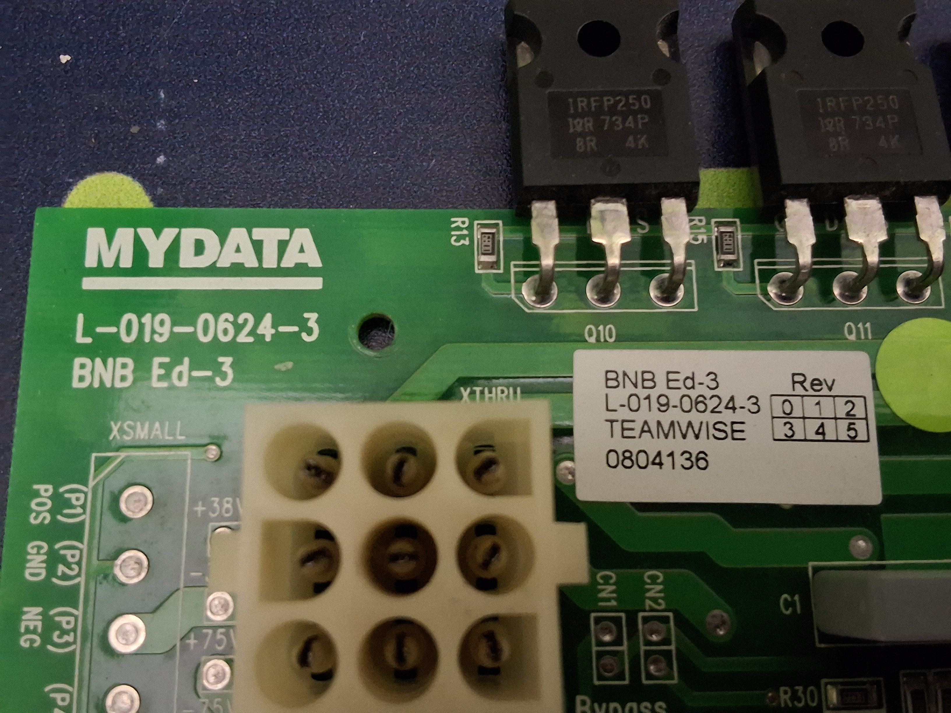 Used MYDATA L-019-0624-3 BNB Ed-3 CIRCUIT BOARD