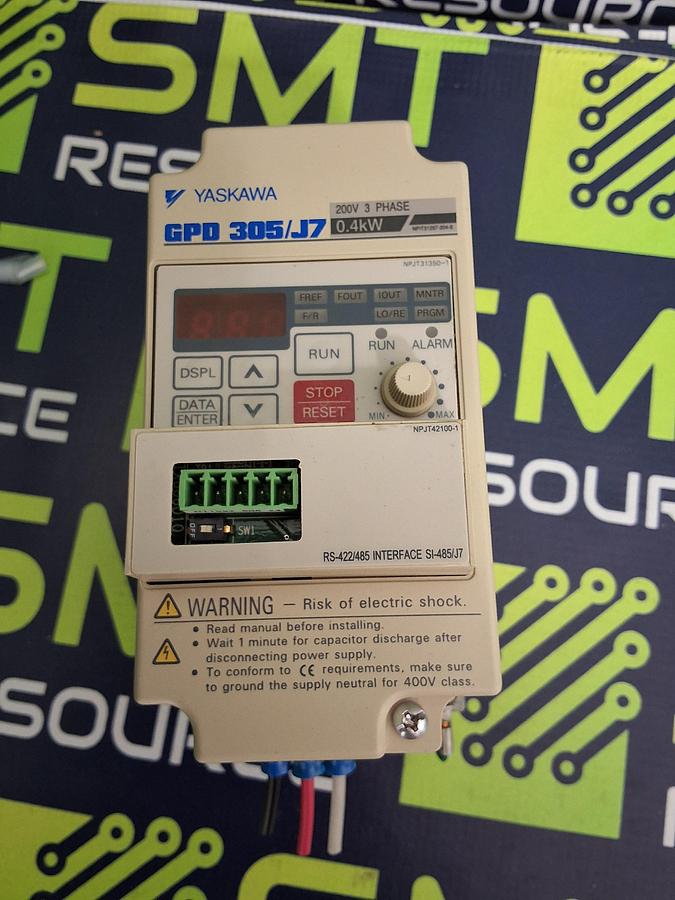 Used YASKAWA CIMR-J7AM20P4 INVERTER / SERVO DRIVE GPD 305/J7