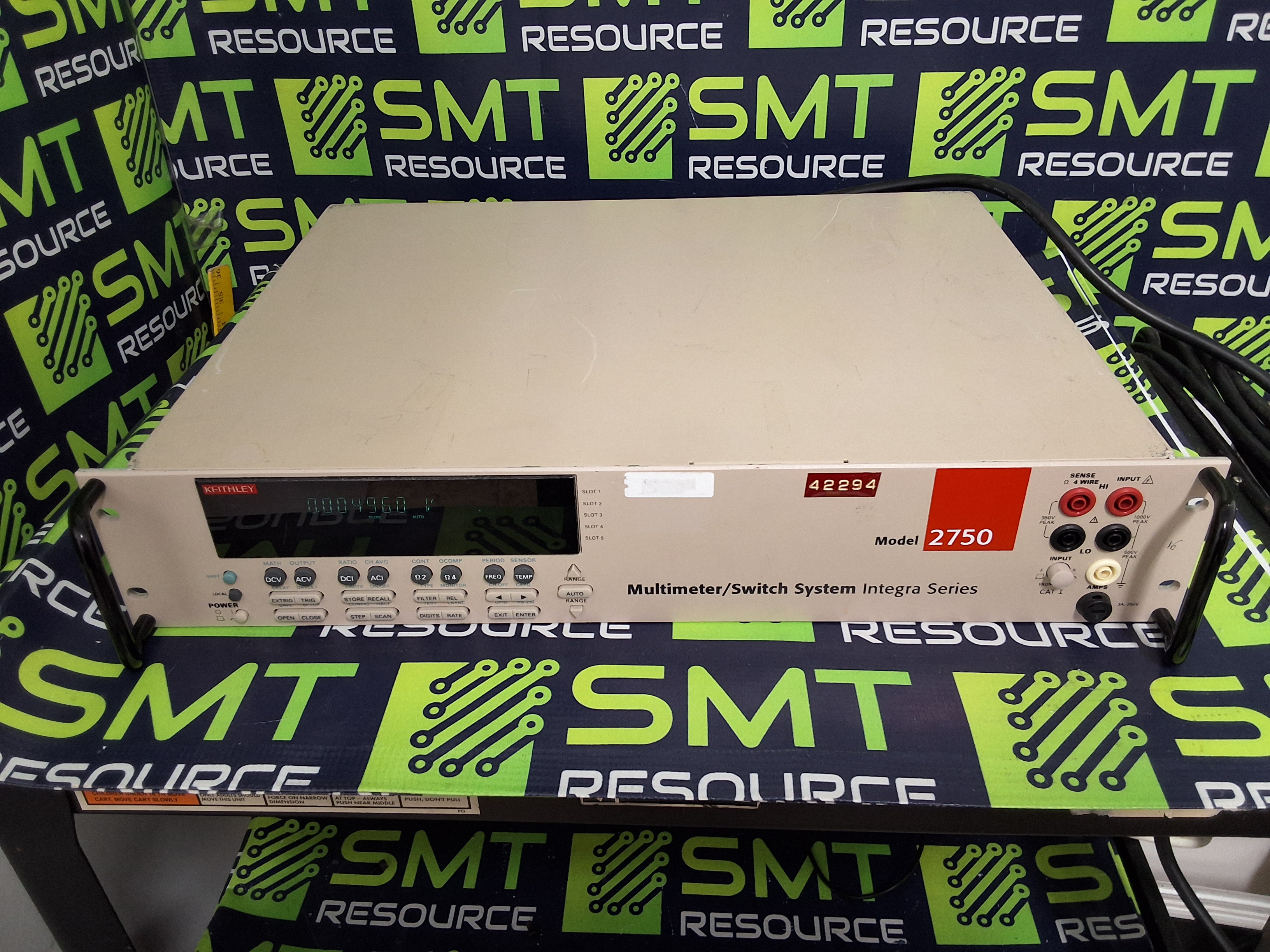 Used KEITHLEY 2750 INTEGRA SERIES MULTIMETER/SWITCH SYSTEM