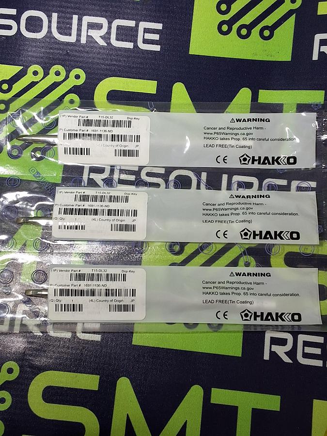 HAKKO T15-DL32 SOLDERING TIP; CHISEL 3.2 x 10mm - BRAND NEW