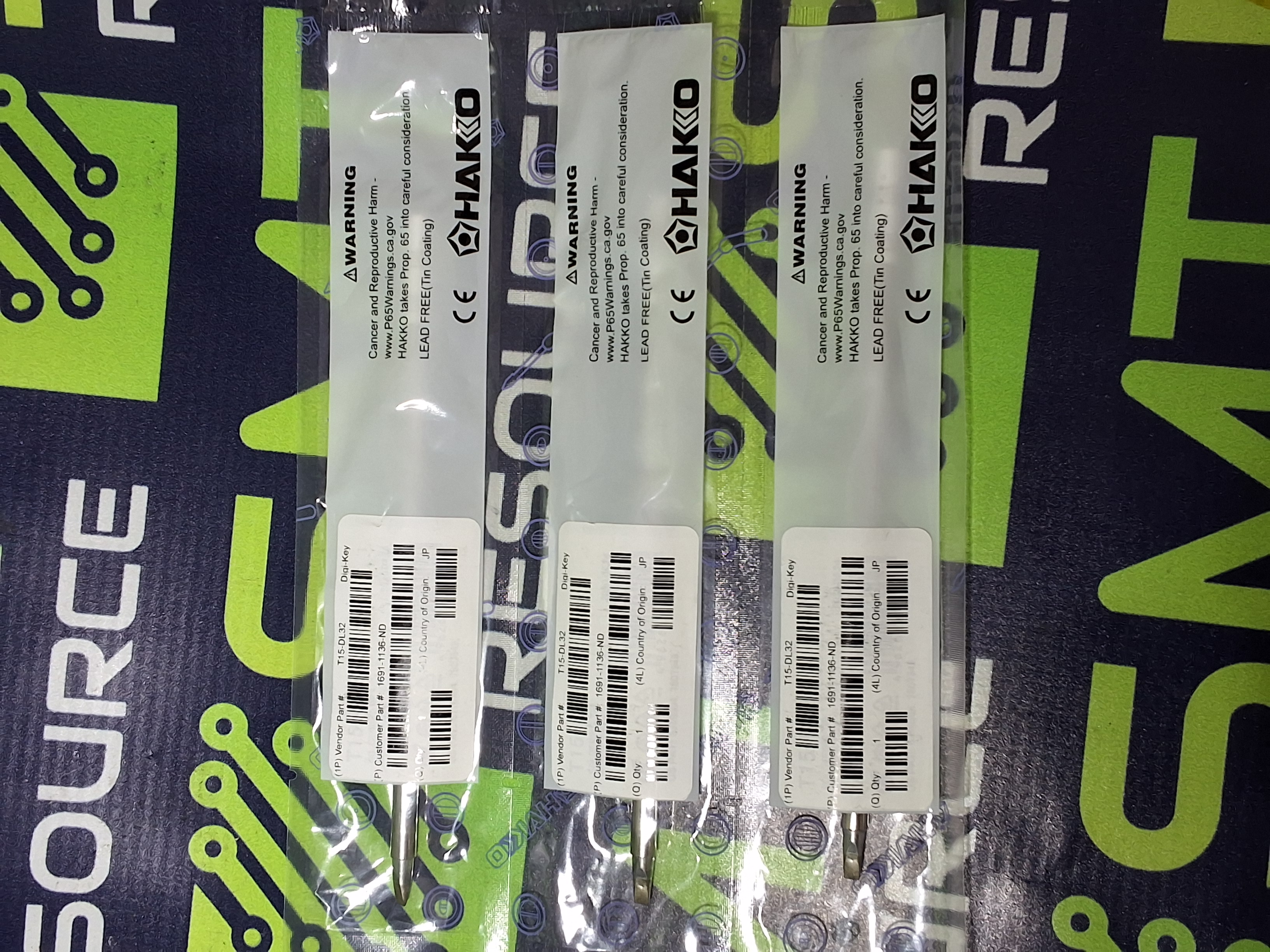 HAKKO T15-DL32 SOLDERING TIP; CHISEL 3.2 x 10mm - BRAND NEW