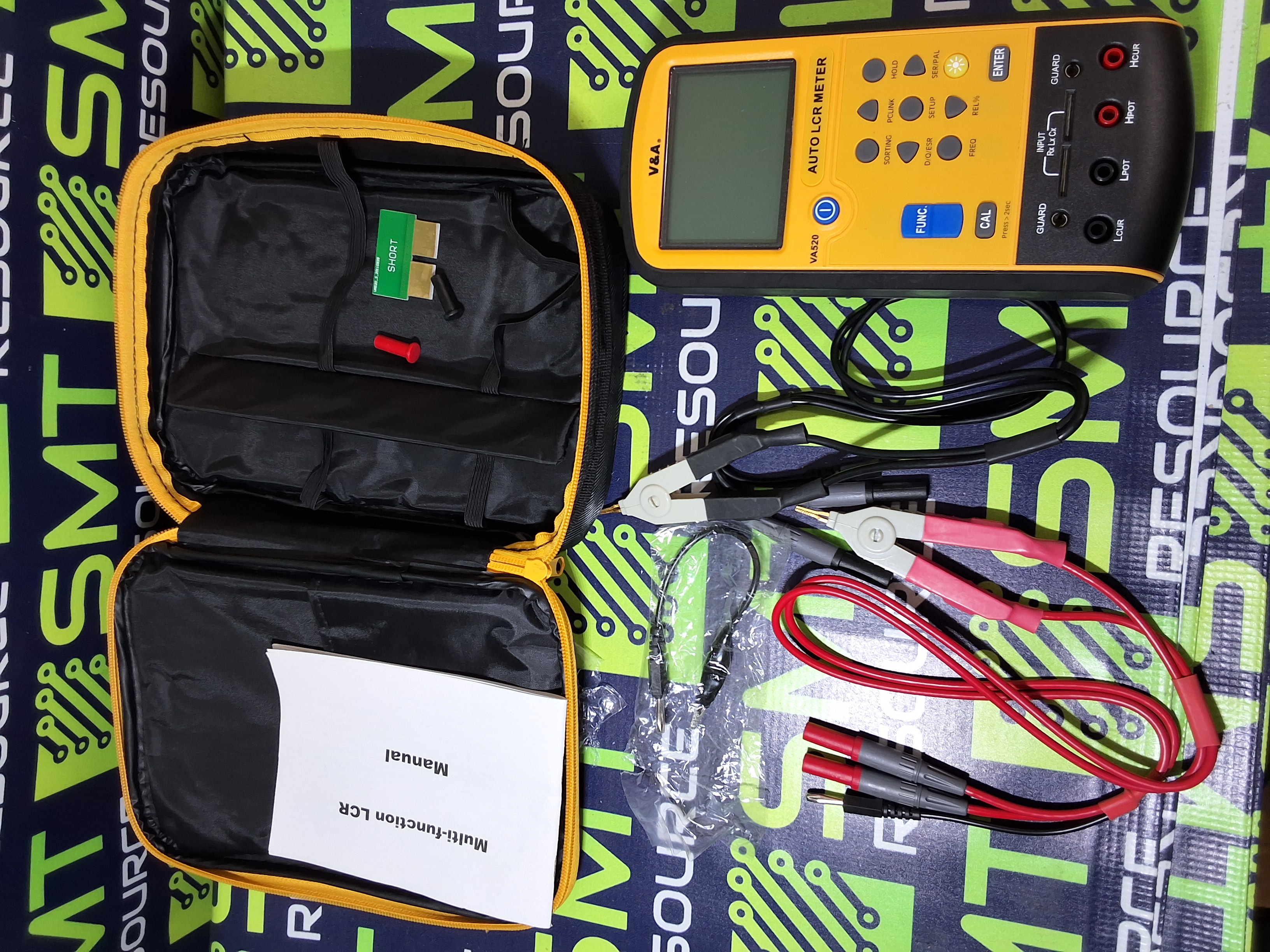 Used V&A PORTABLE MULTI-FUNCTION VA520 LCR METER 