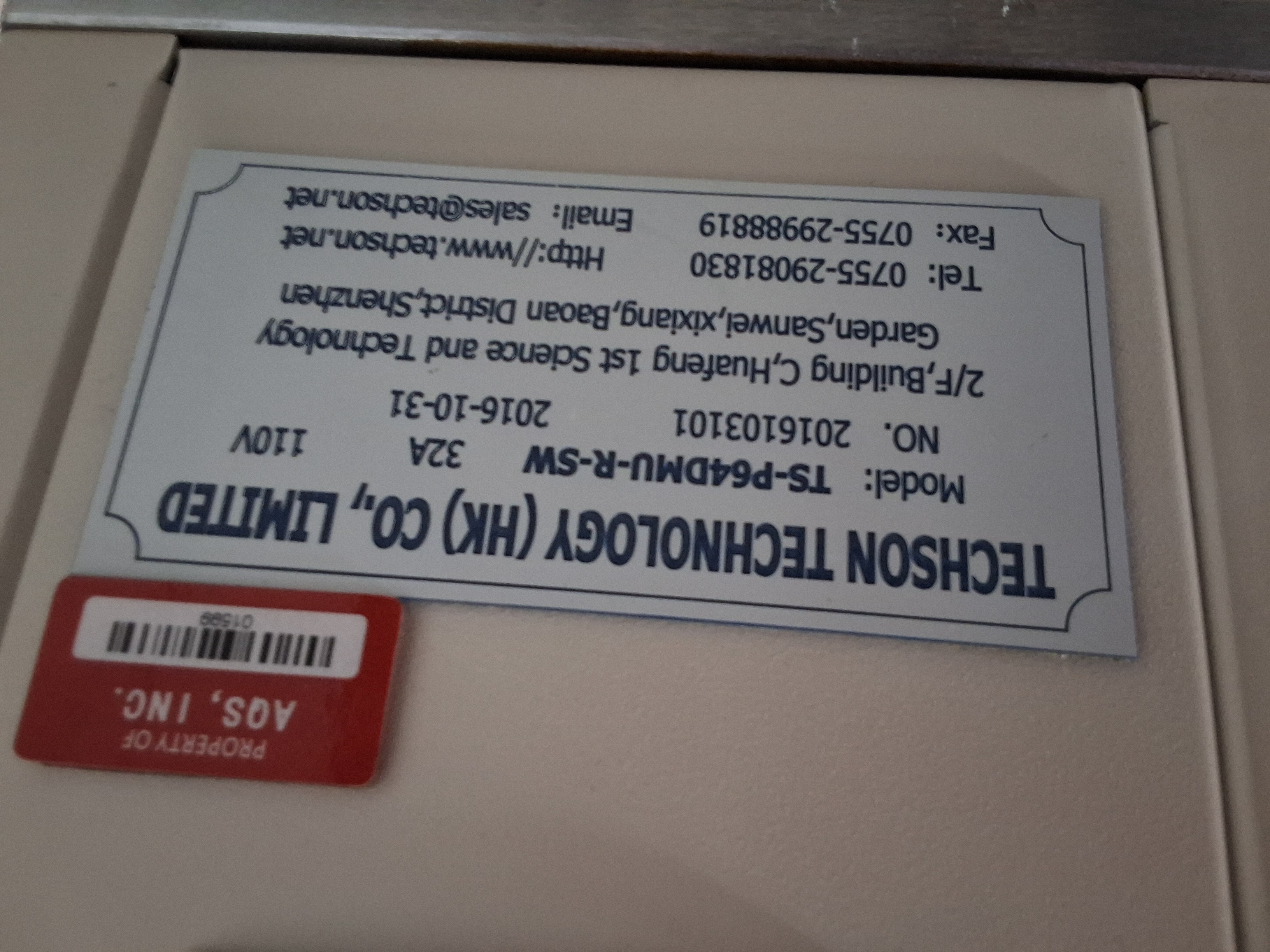 Used TECHSON TECHNOLOGY TS-P64DMU-R-SW BGA REWORK STATION MACHINE