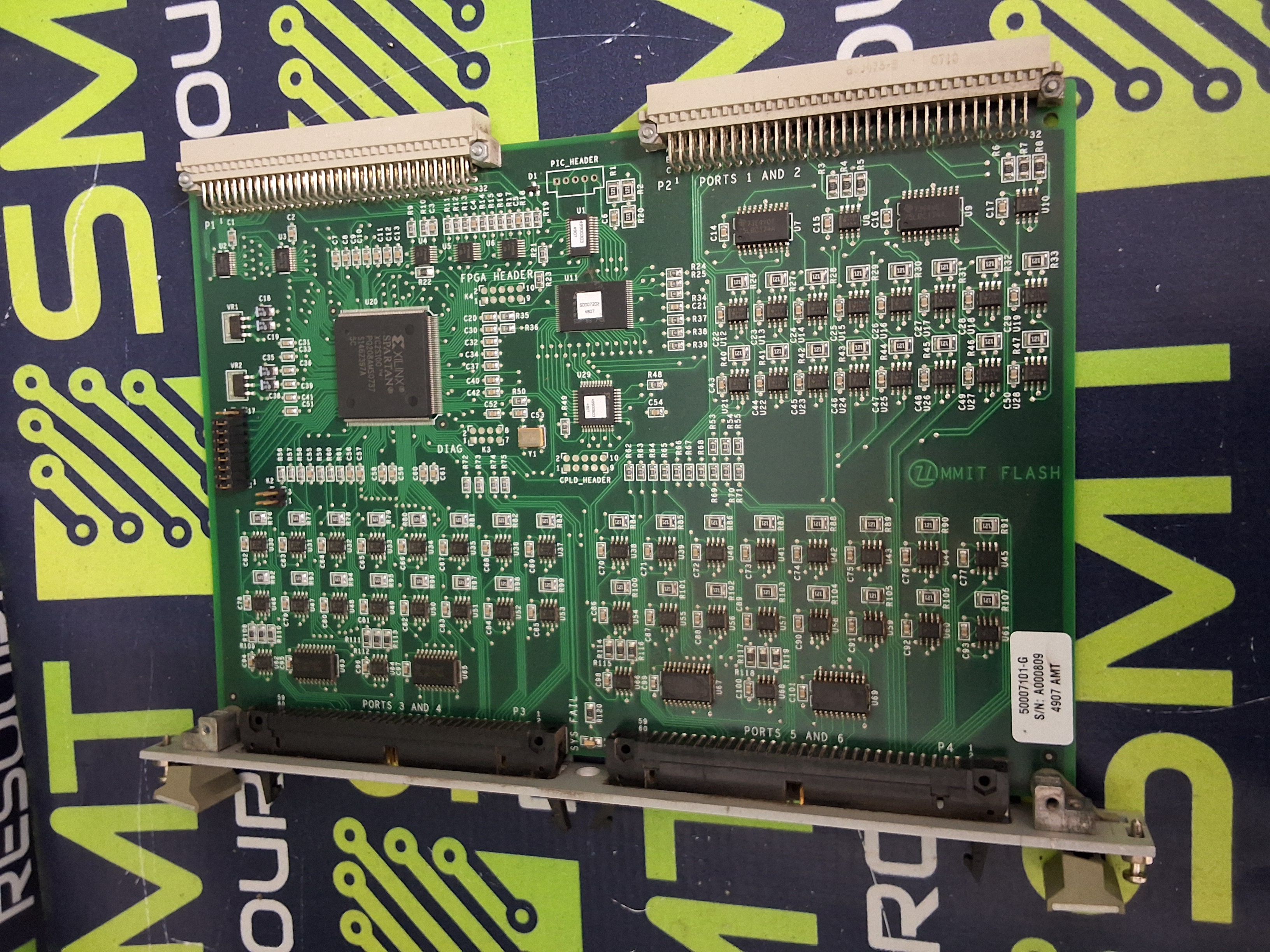 Used UNIVERSAL INSTRUMENTS 50007101-G MMIT FLASH BOARD - 50007002