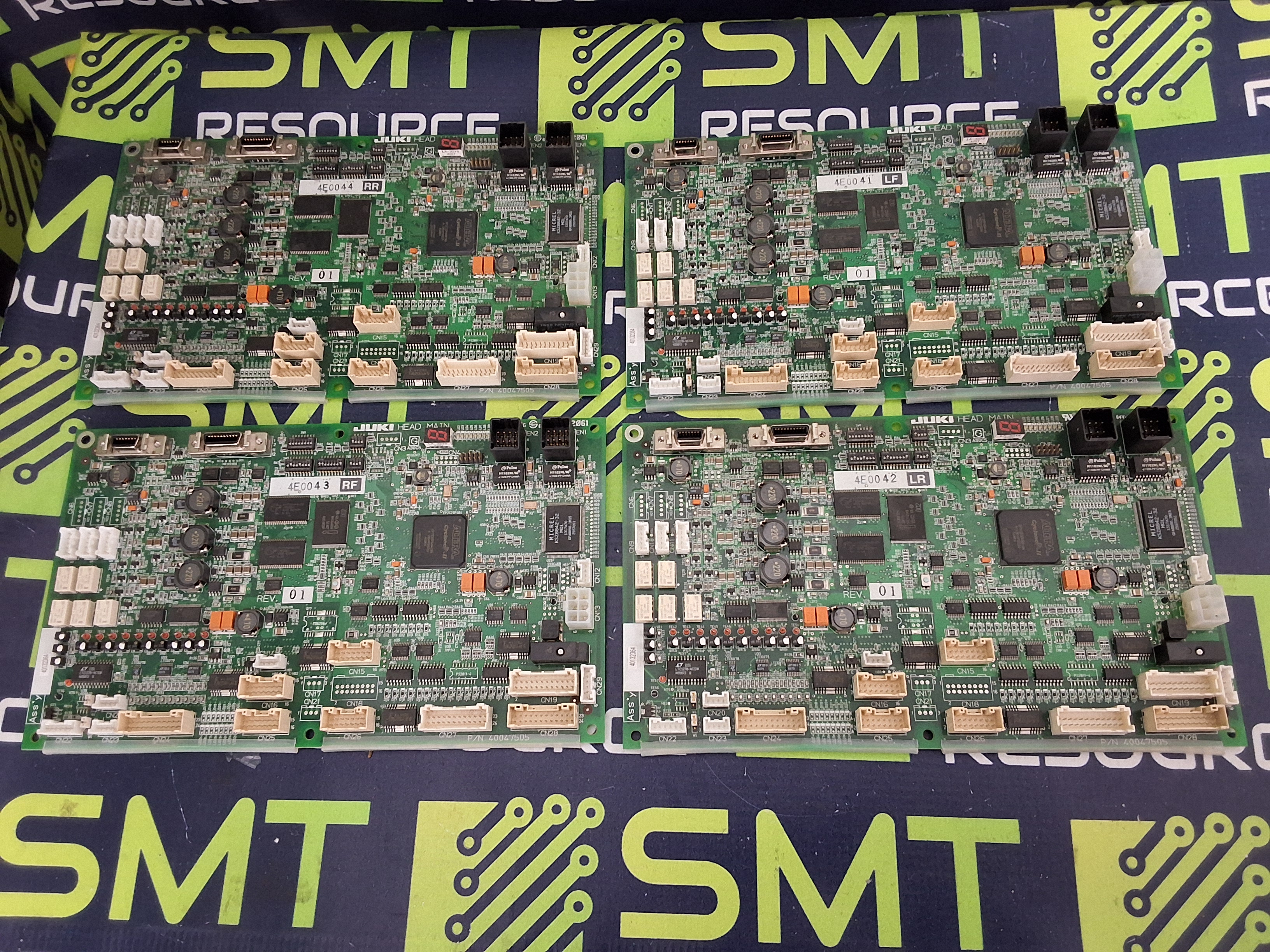 Used JUKI 40047505 HEAD MAIN CIRCUIT BOARD ASSEMBLY