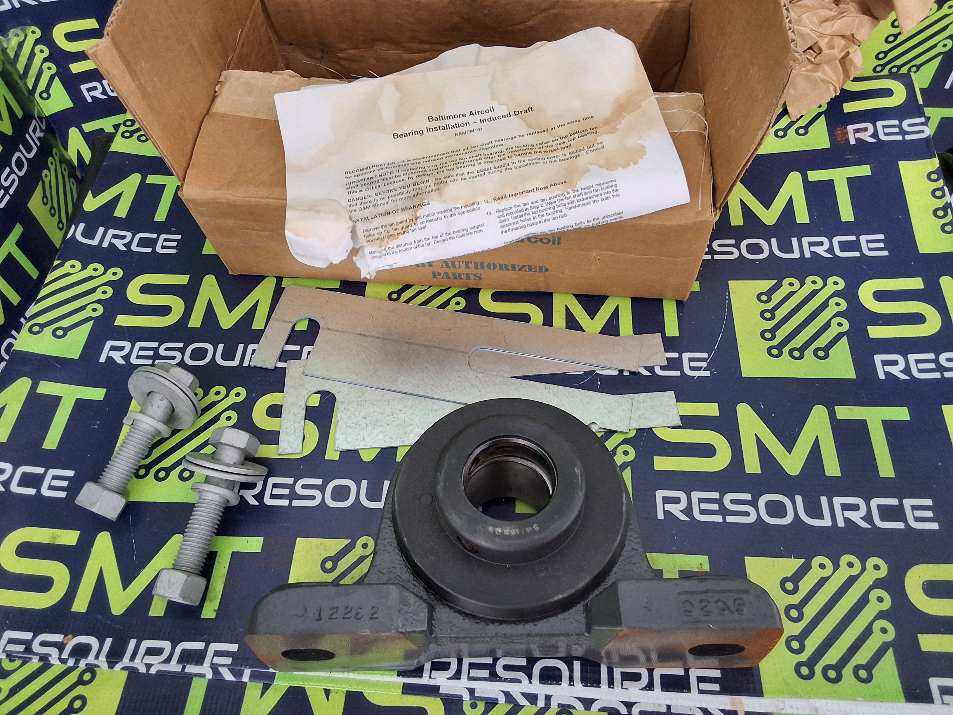 Used BALTIMORE AIR COIL RK240081 PILLOW BLOCK BEARING KIT