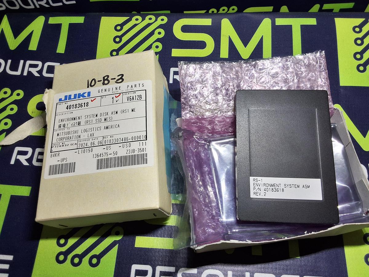 Used JUKI 40183618 ENVIRONMENT SYSTEM ASM DISK MODEL: SS3016A2MFE1