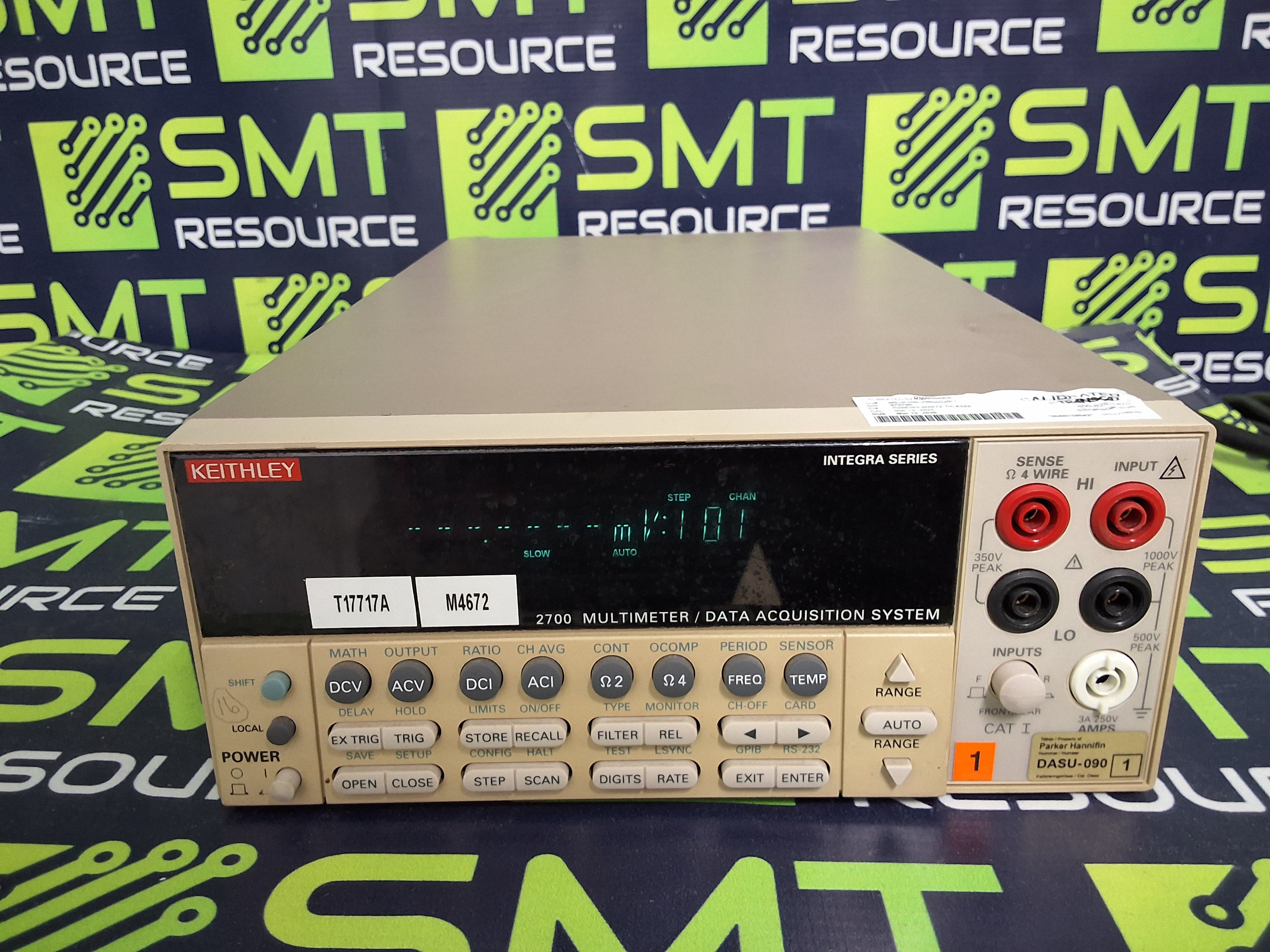 Used KEITHLEY 2700 DIGITAL MULTIMETER / DATA ACQUISITION SYSTEM