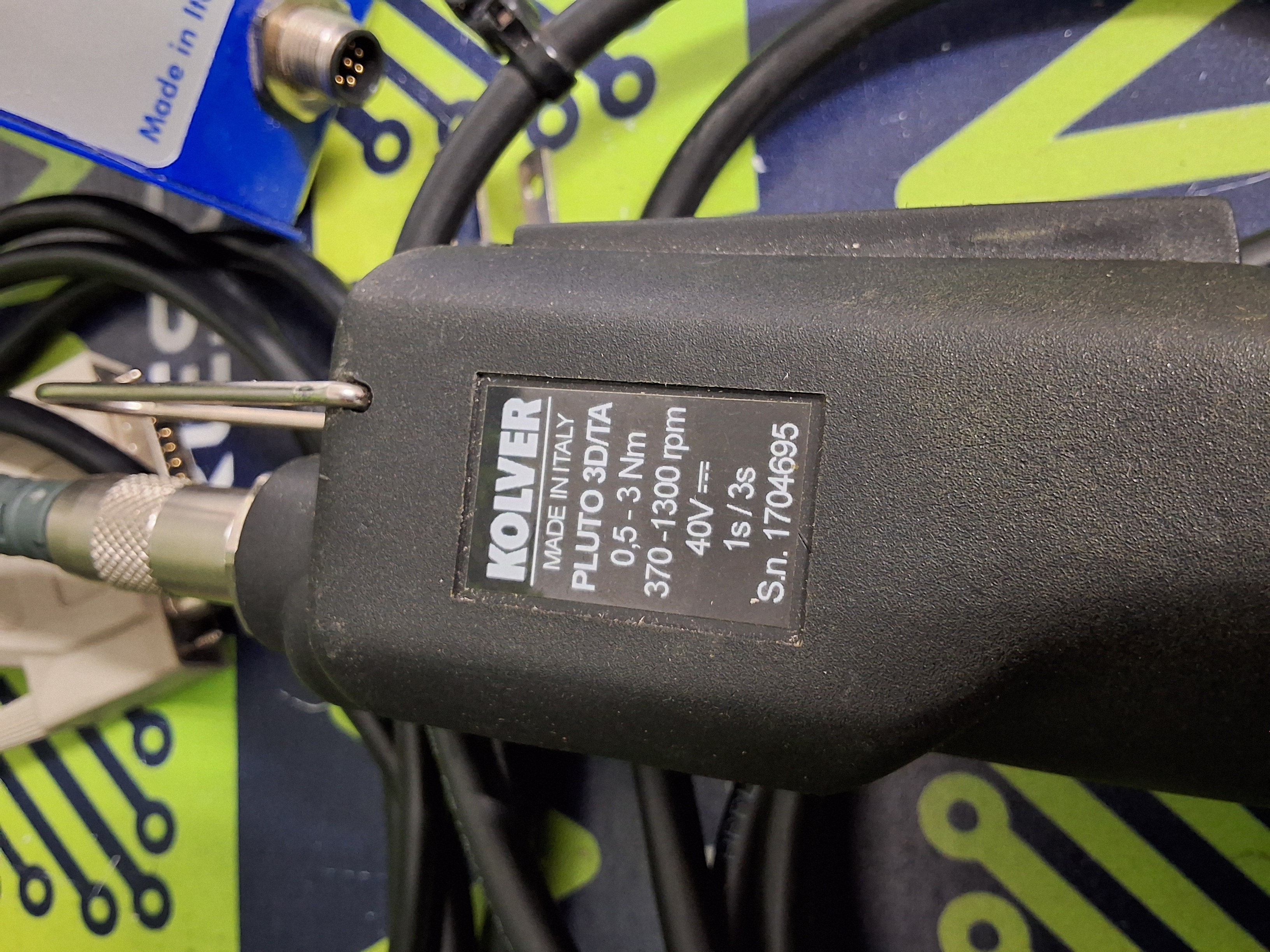 Used KOLVER EDU 2AE/TOP/TA POWER SUPPLY WITH KOLVER CBS 880 & KOLVER PLUTO 3D/TA ELECTRIC TORQUE SCREWDRIVER