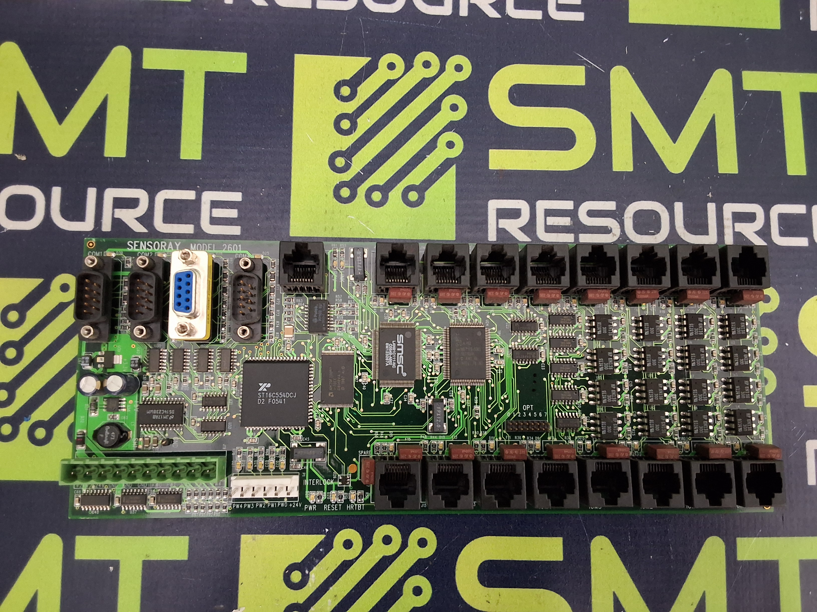 Used SENSORAY MODEL 2601 COMMUNICATION MODULE PWB2601