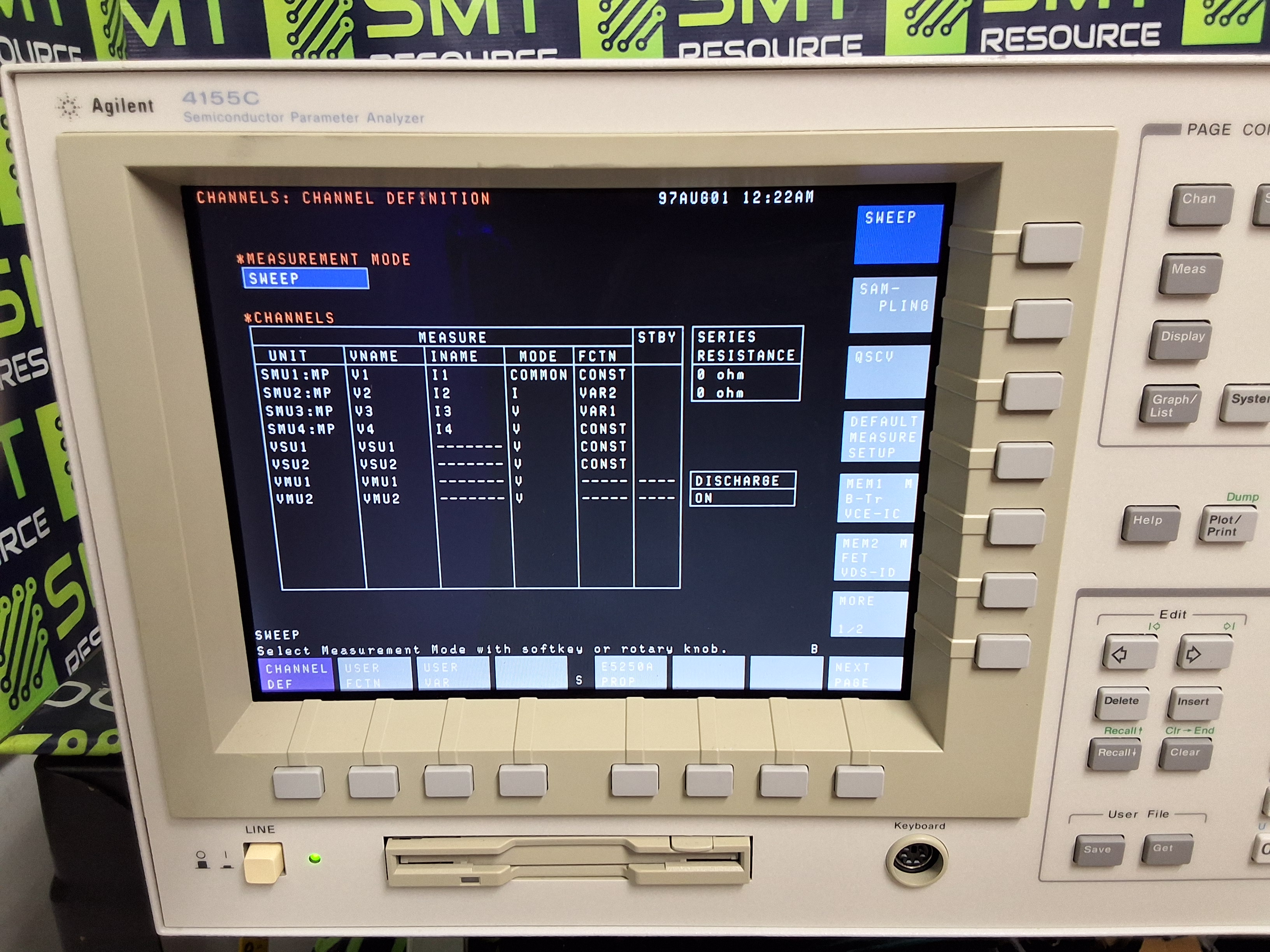 Used AGILENT 4155C SEMICONDUCTOR PARAMETER ANALYZER