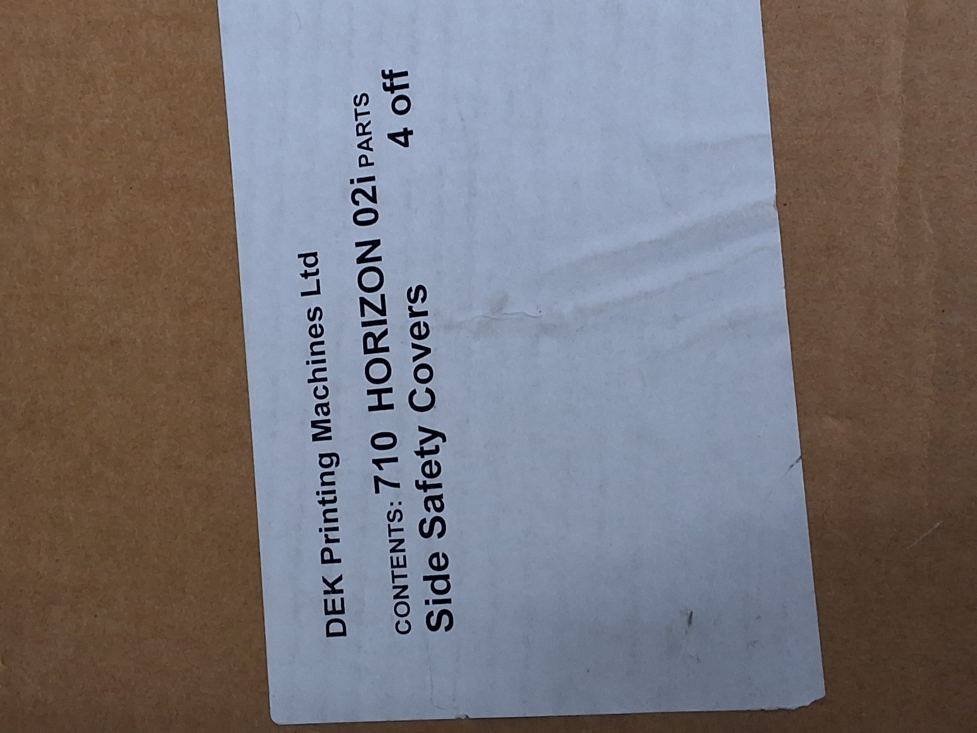 Used DEK ELA 156770 SIDE SAFETY COVERS - LOT OF 4 -