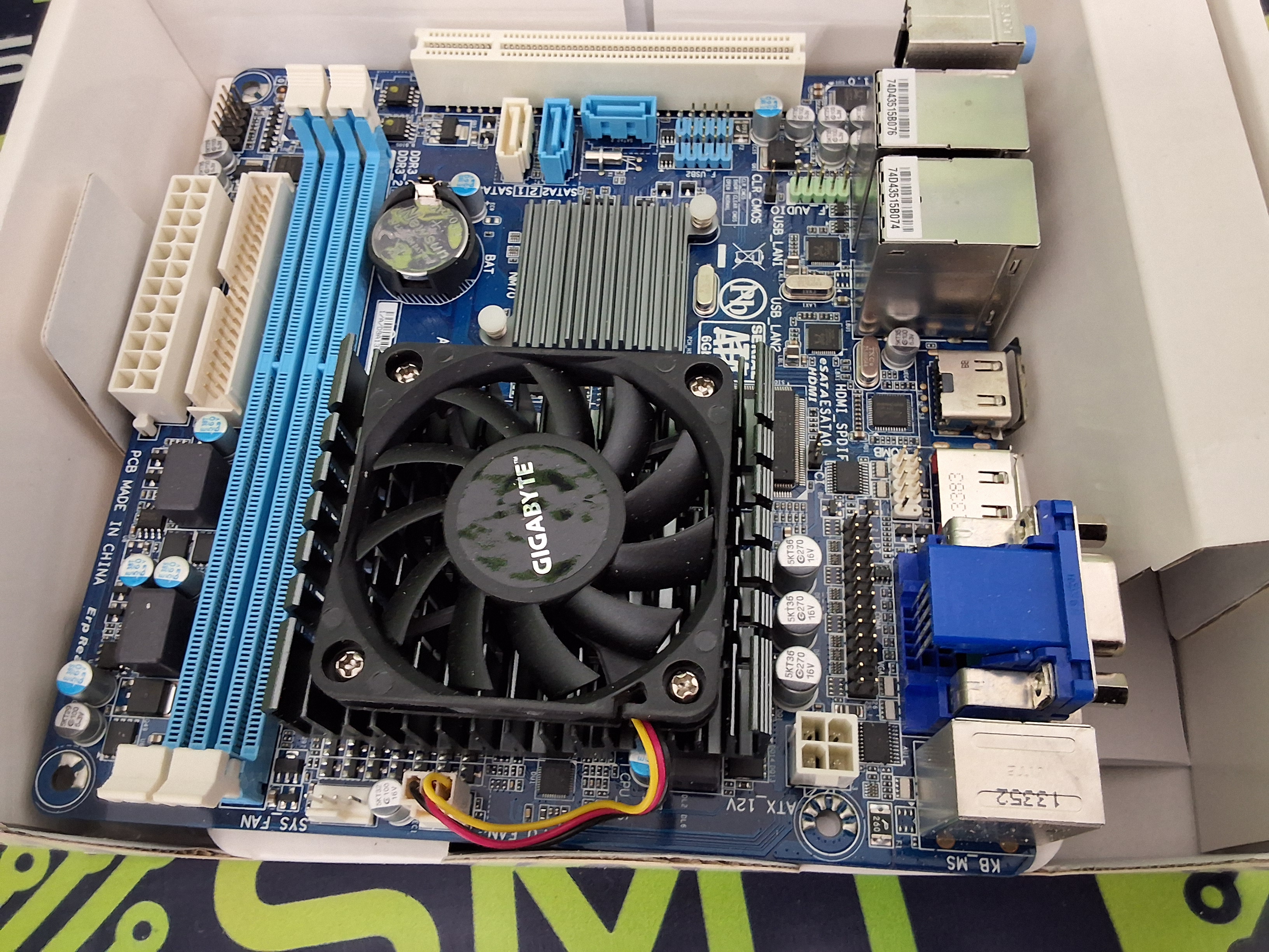 GIGABYTE GA-C1037UN ULTRA DURABLE MOTHERBOARD - BRAND NEW