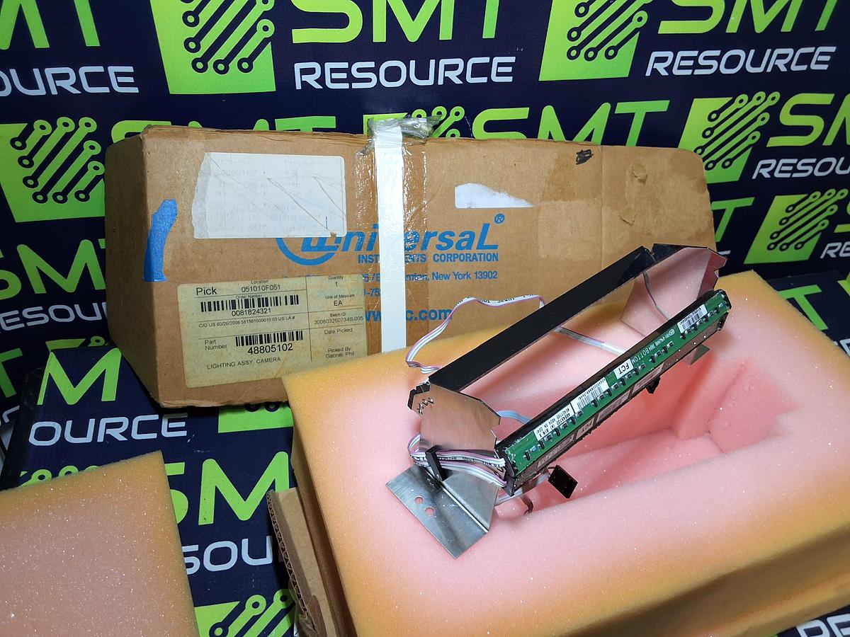 Used UNIVERSAL INSTRUMENTS 48845502 BIN X CAMERA LIGHTING ASSEMBLY 48845402 48845702 48845602