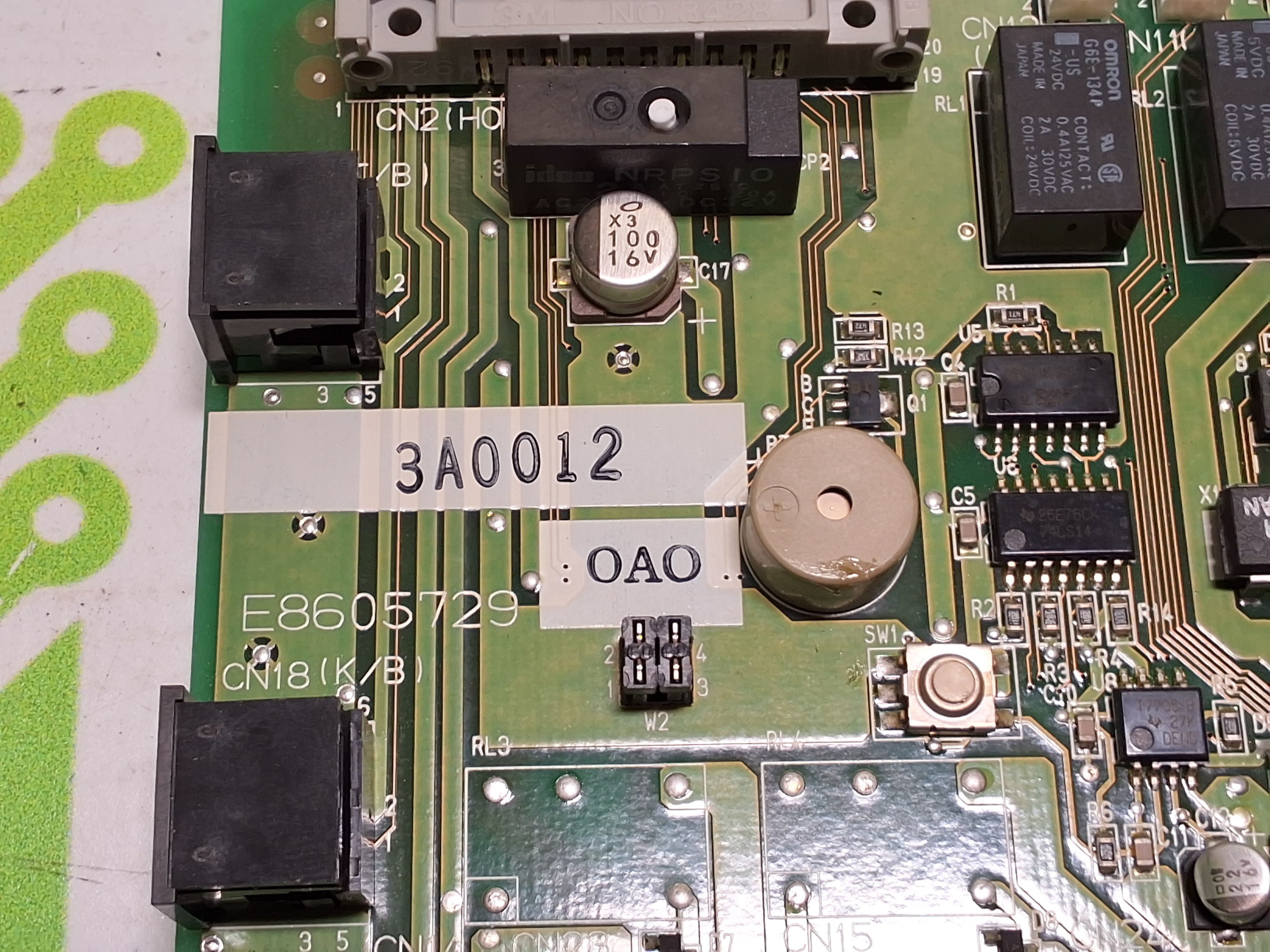 Used JUKI E8605729OAO OPERATION PCB REV. 05 E8605729 