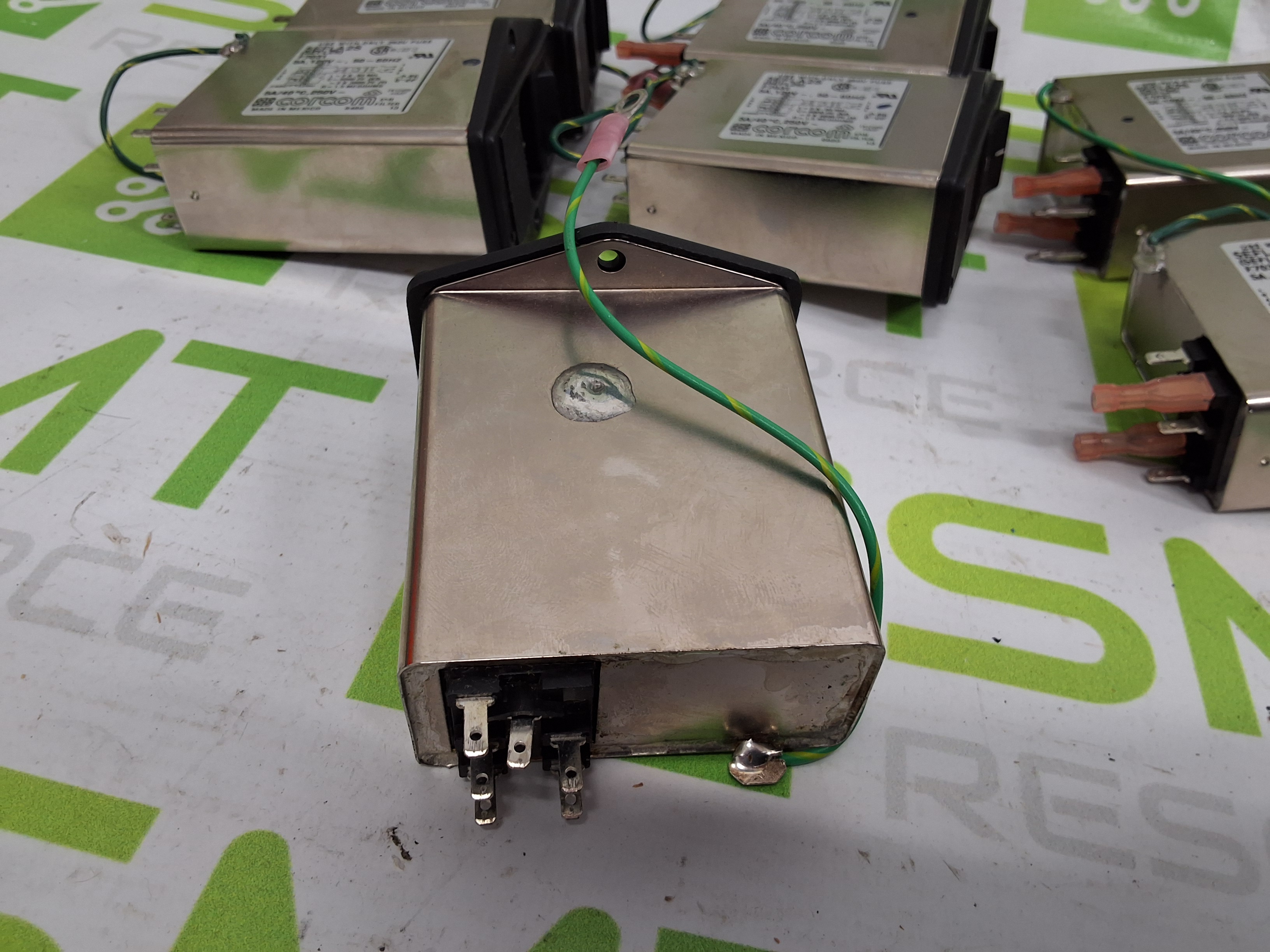 Used CORCOM 5EFLA2S EMI FILTER