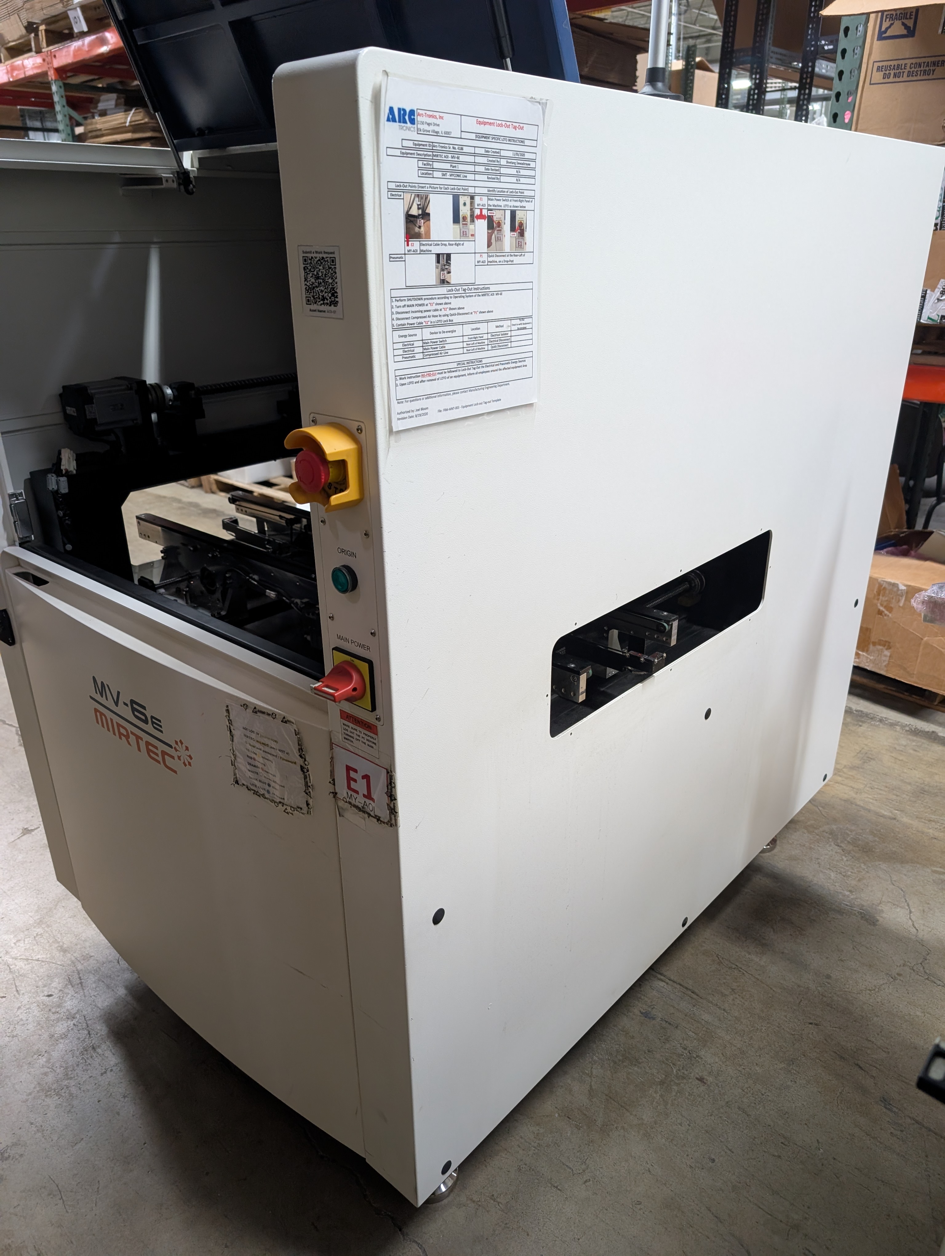 Used Mirtec MV-6E AOI