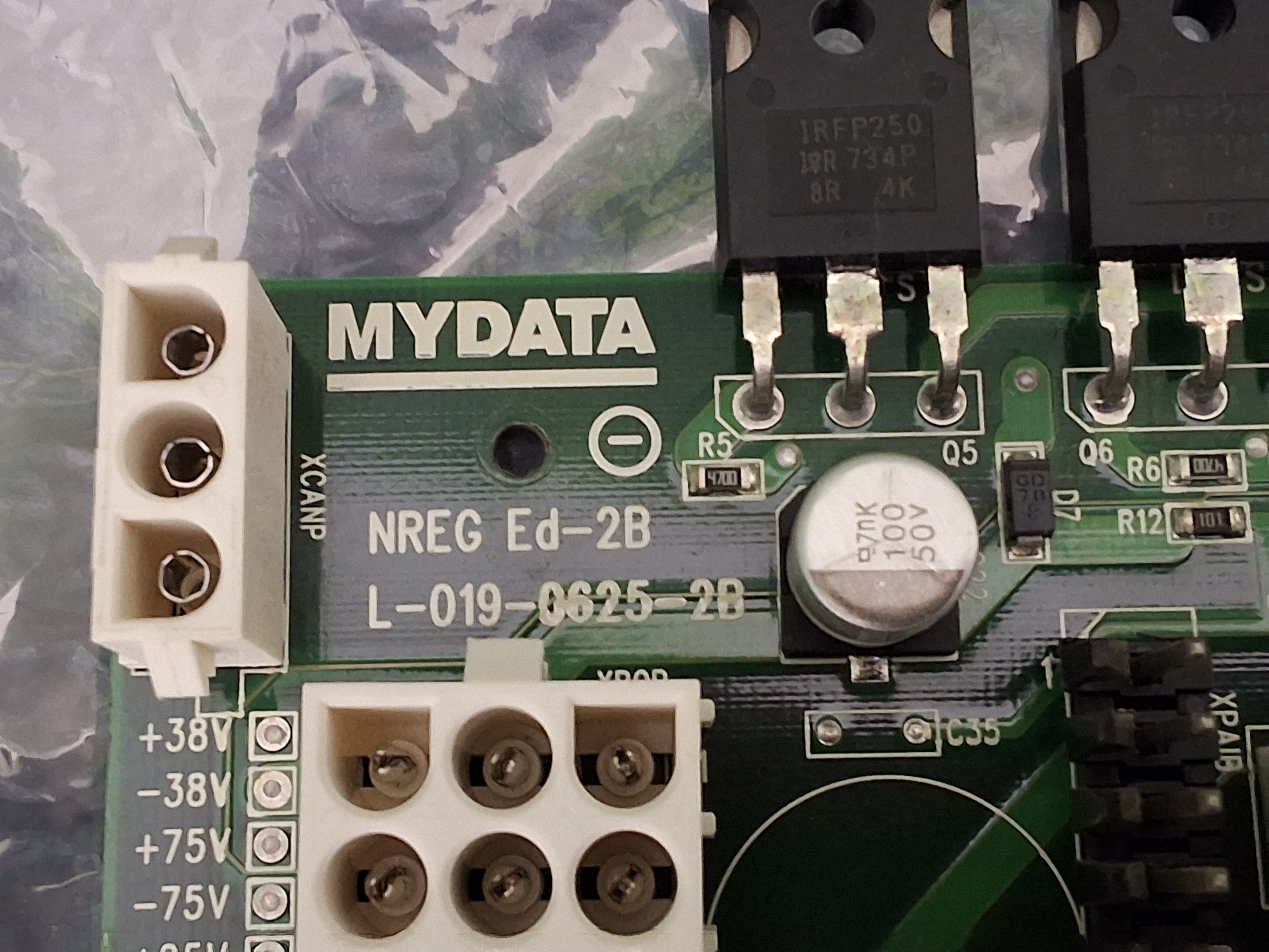 Used MYDATA L-019-0625-2B NREG Ed-2B CIRCUIT BOARD