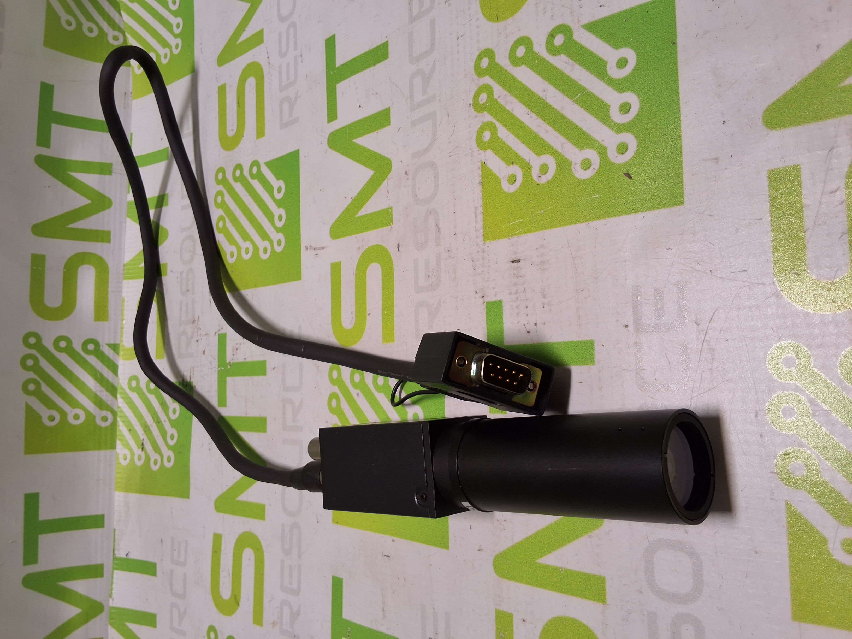 Used TOKYO ELECTRONIC INDUSTRY CO. CCD CAMERA CS8420i-11 WITH LONG LENS AND CABLE