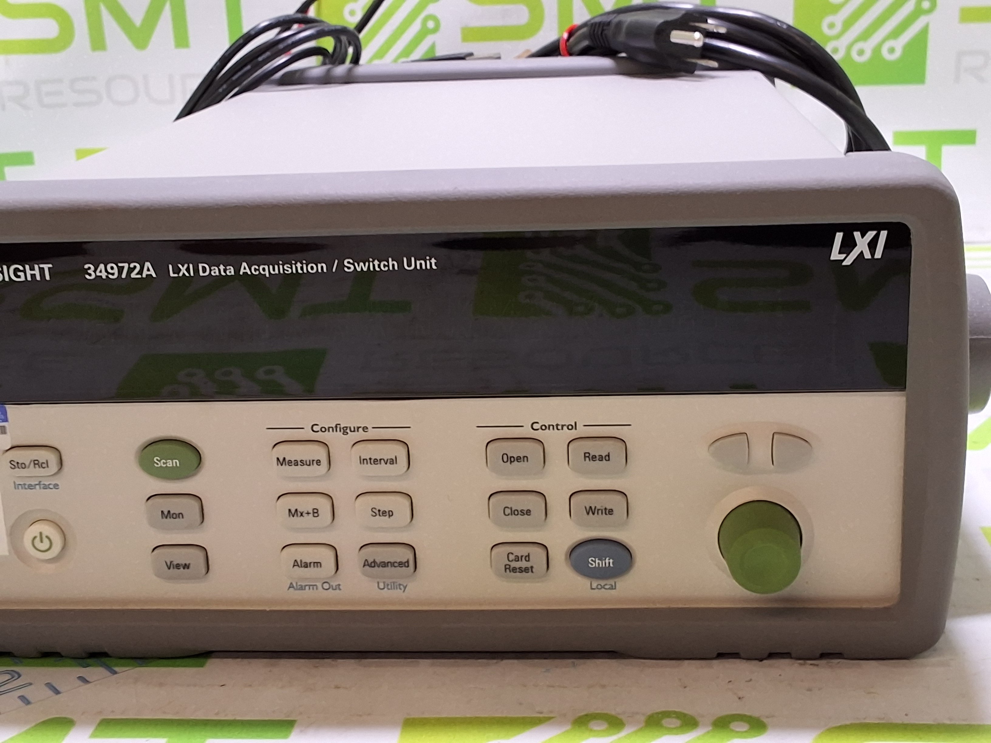 Used KEYSIGHT / AGILENT 34972A LXI DATA ACQUISITION / SWITCH UNIT