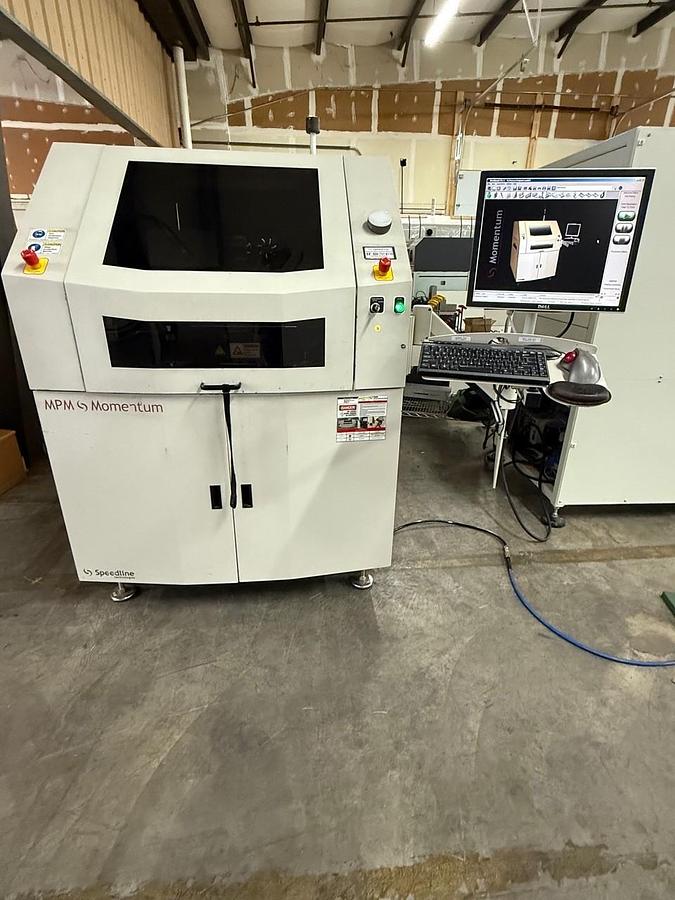 Used 2010 MPM Speedline Momentum Stencil Printer