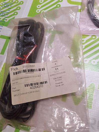 UNIVERSAL INSTRUMENTS 43264310 CONVEYOR BELT - BRAND NEW
