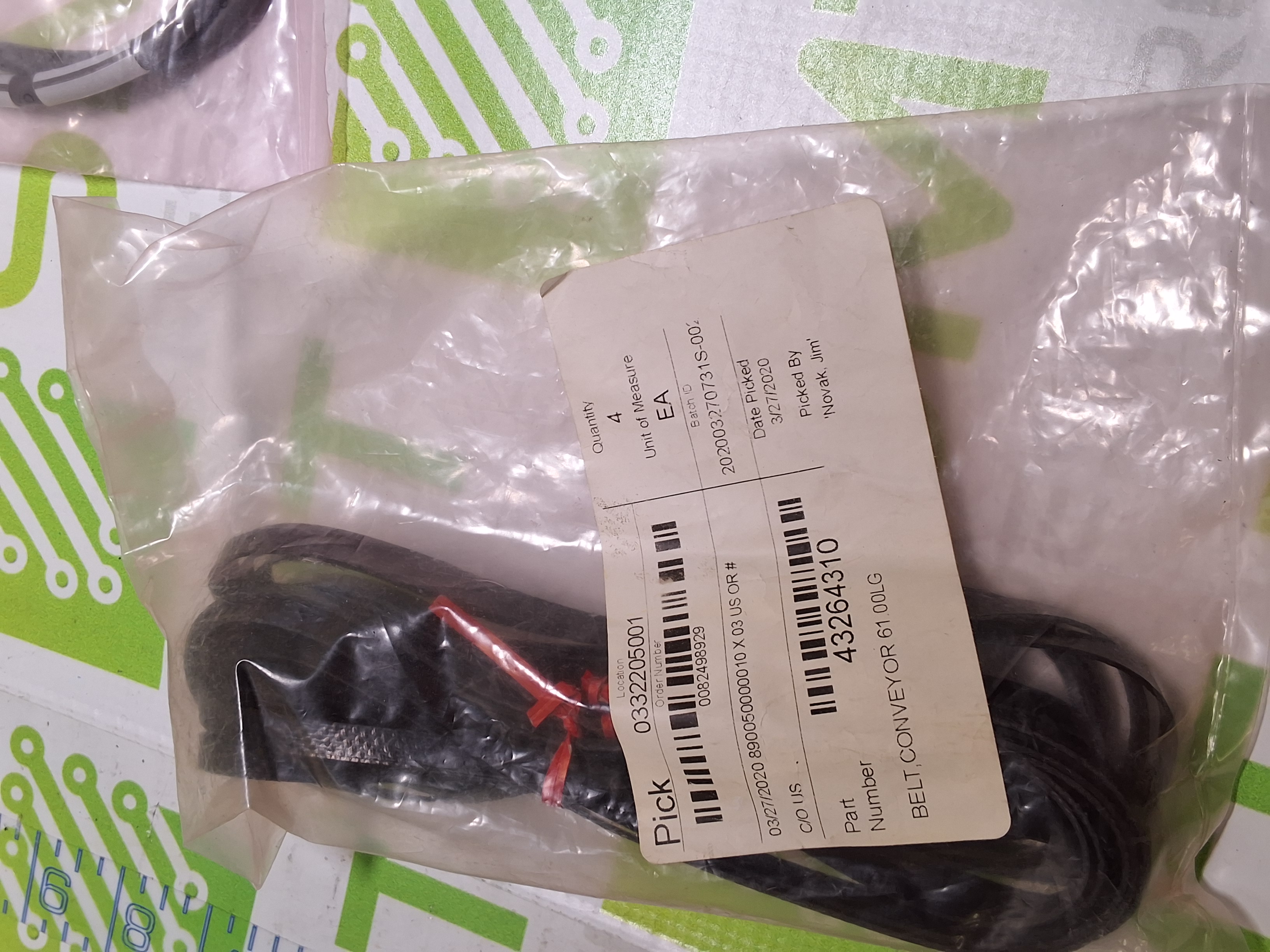 UNIVERSAL INSTRUMENTS 43264310 CONVEYOR BELT - BRAND NEW