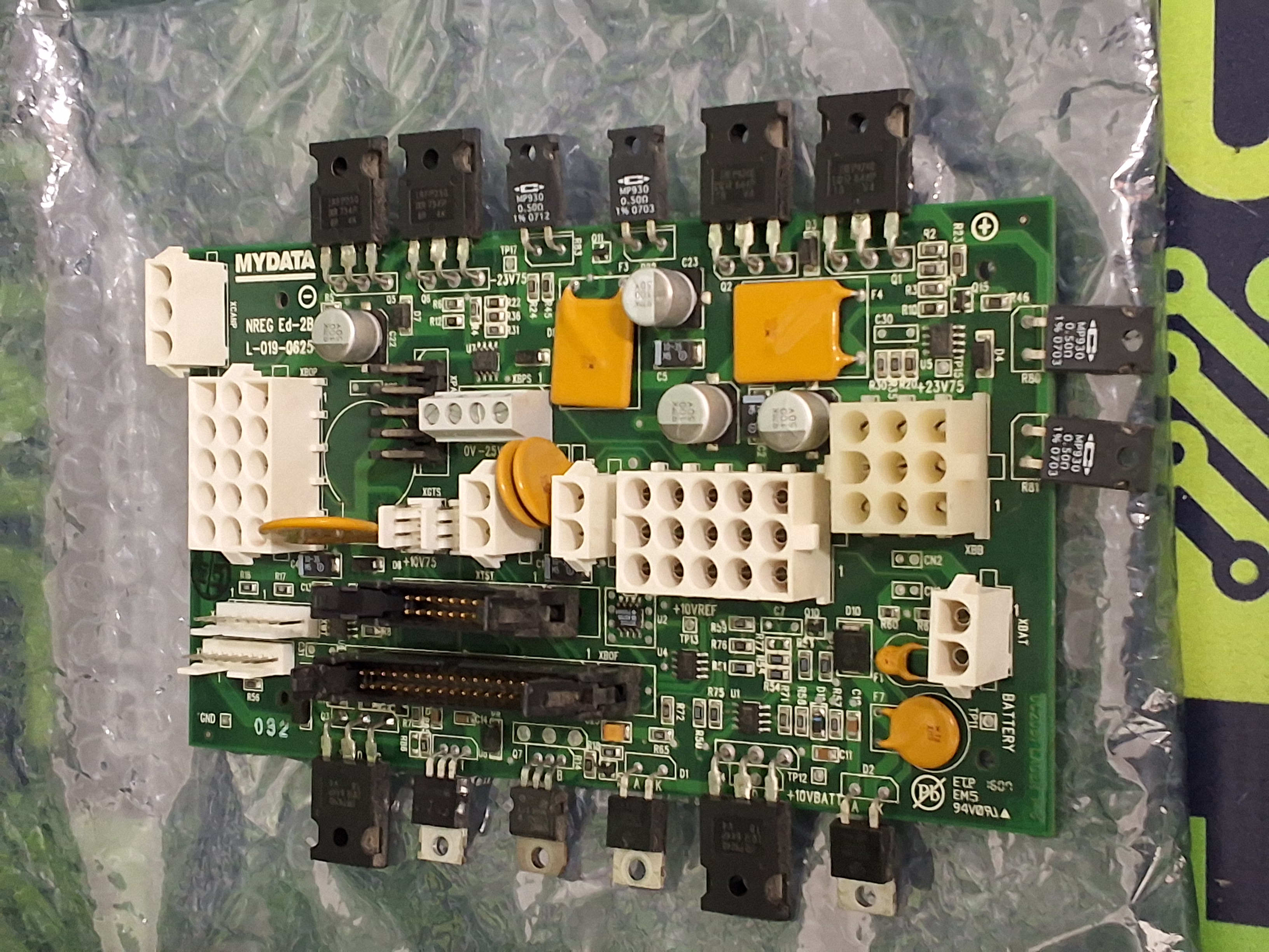 Used MYDATA L-019-0625-2B NREG Ed-2B CIRCUIT BOARD