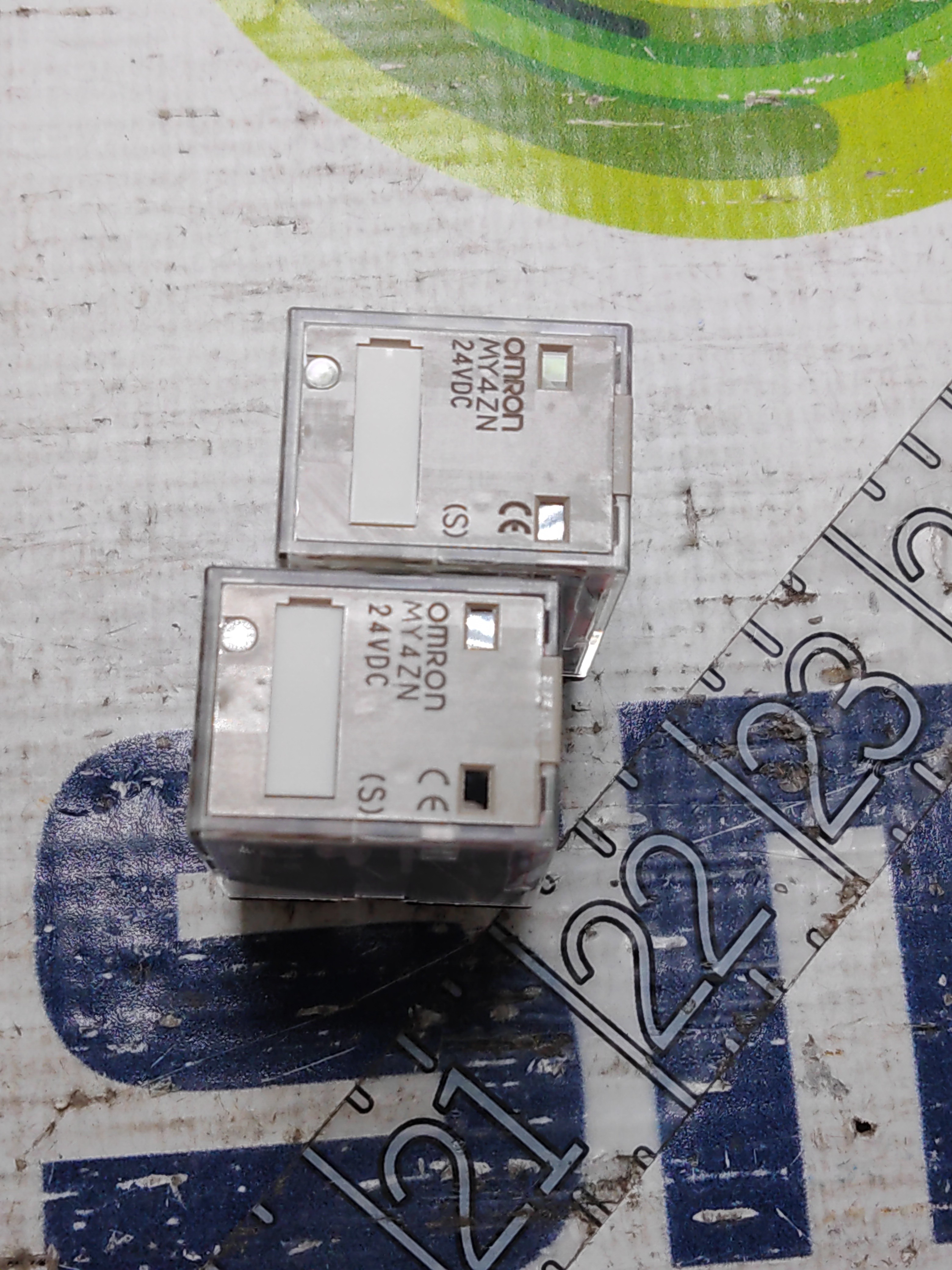 OMRON MY4ZN 10085 24VDC RELAY- LOT OF 2 UNITS