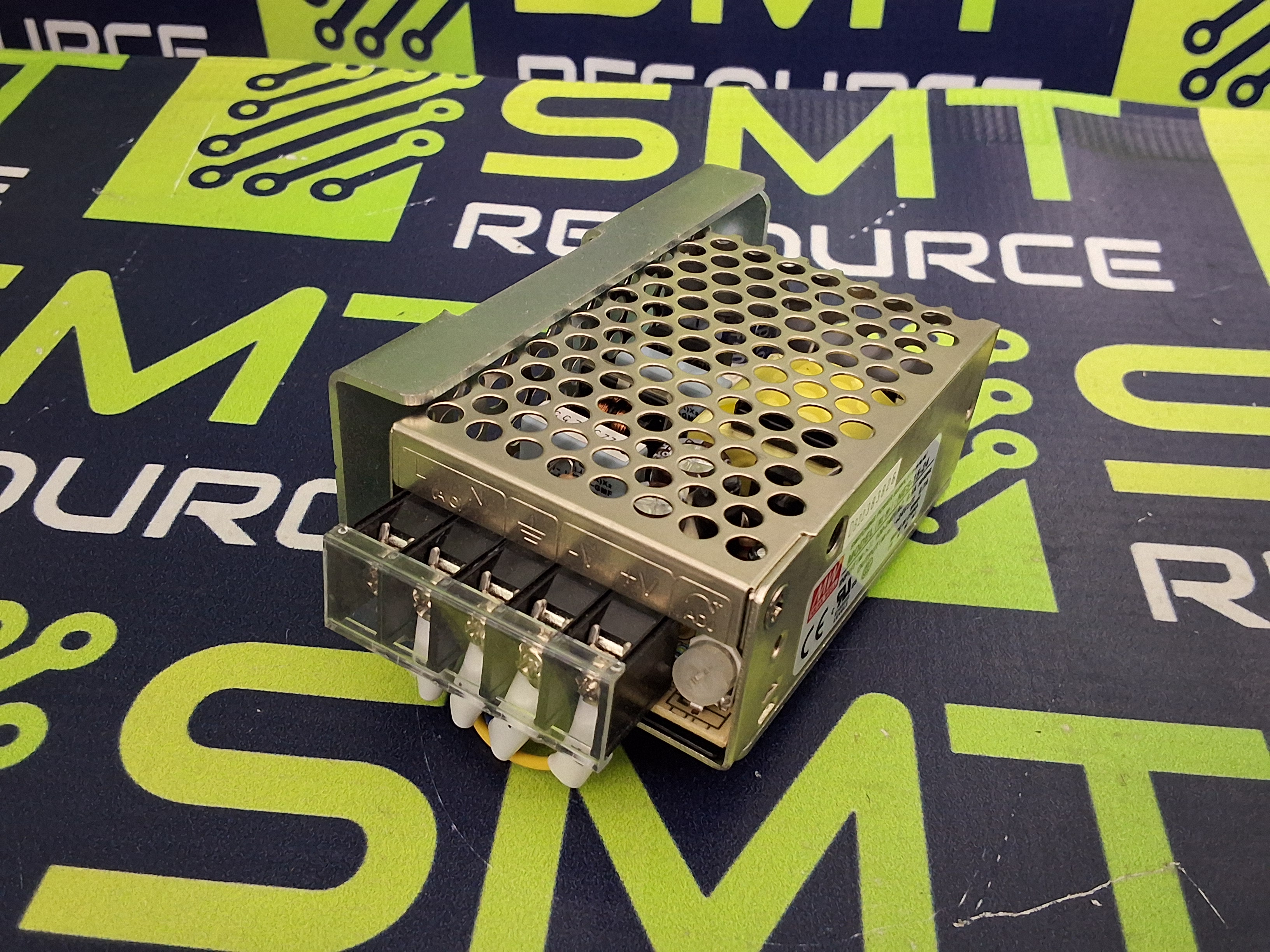 Used MEAN WELL NES-15-24 SWITCHING POWER SUPPLY 100-240VAC 0.5A