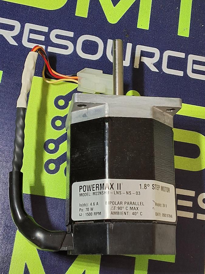 Used POWERMAX II M22NSHB-LNS-NS-03 STEP MOTOR
