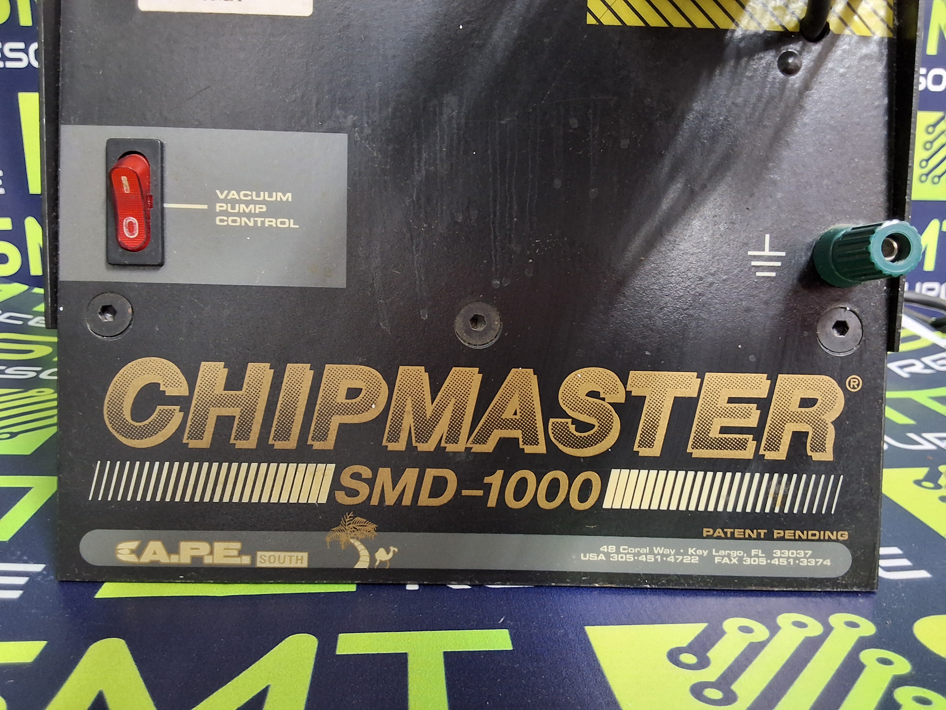 Used A.P.E. SMD-1000 CHIPMASTER REWORK AND REPAIR SYSTEM
