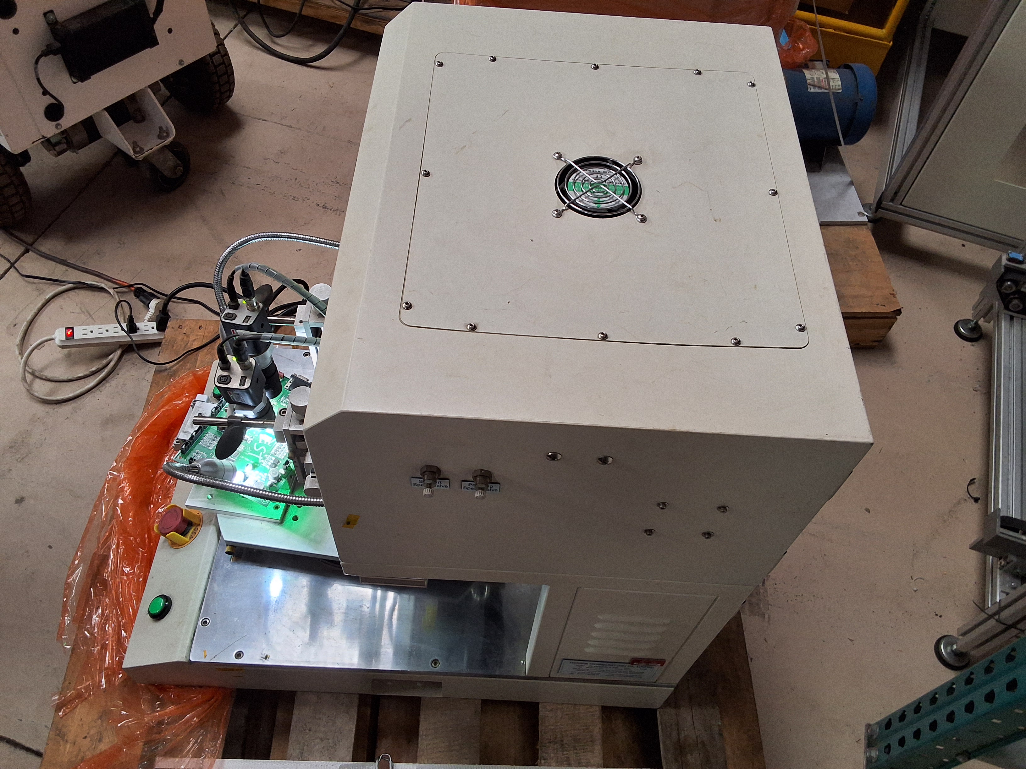 Used TECHSON TECHNOLOGY TS-P64DMU-R-SW BGA REWORK STATION MACHINE