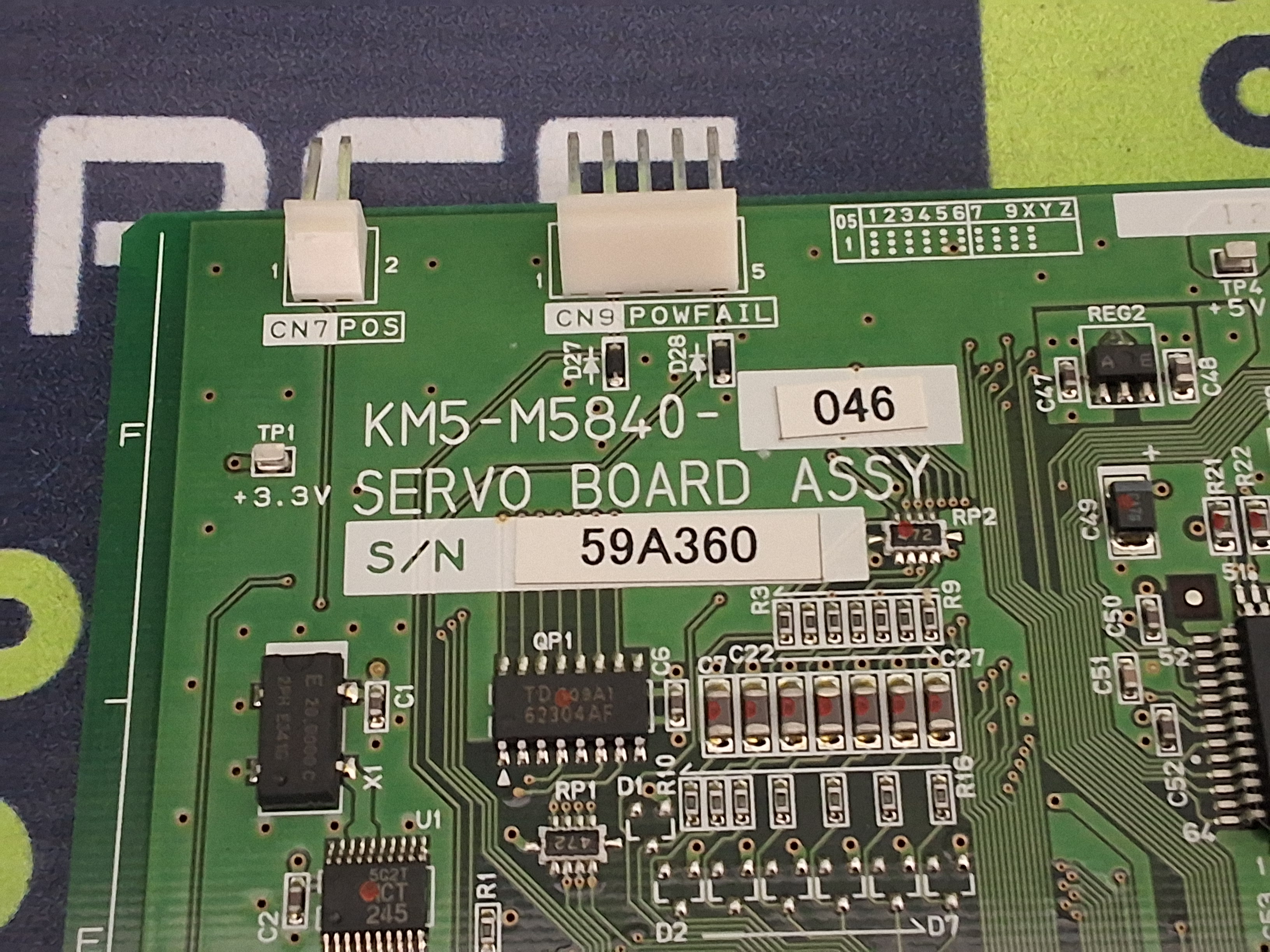 Used YAMAHA KM5-M5840-046 SERVO BOARD ASSY