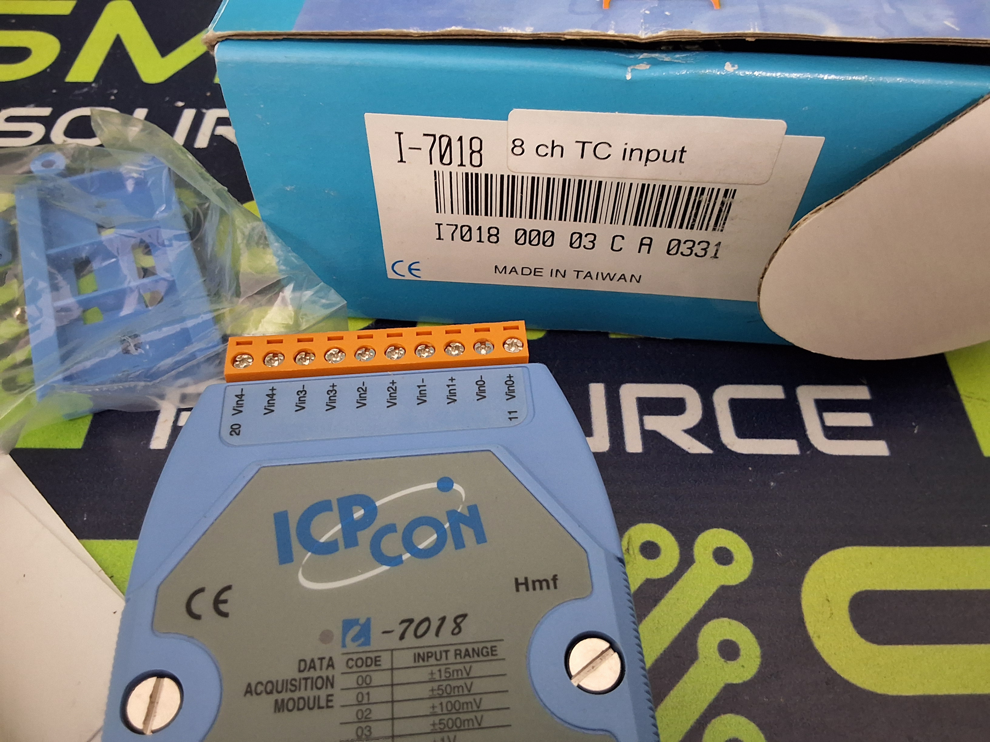 ICP CON i-7018 ANALOG INPUT MODULE 8-CHANNEL - BRAND NEW