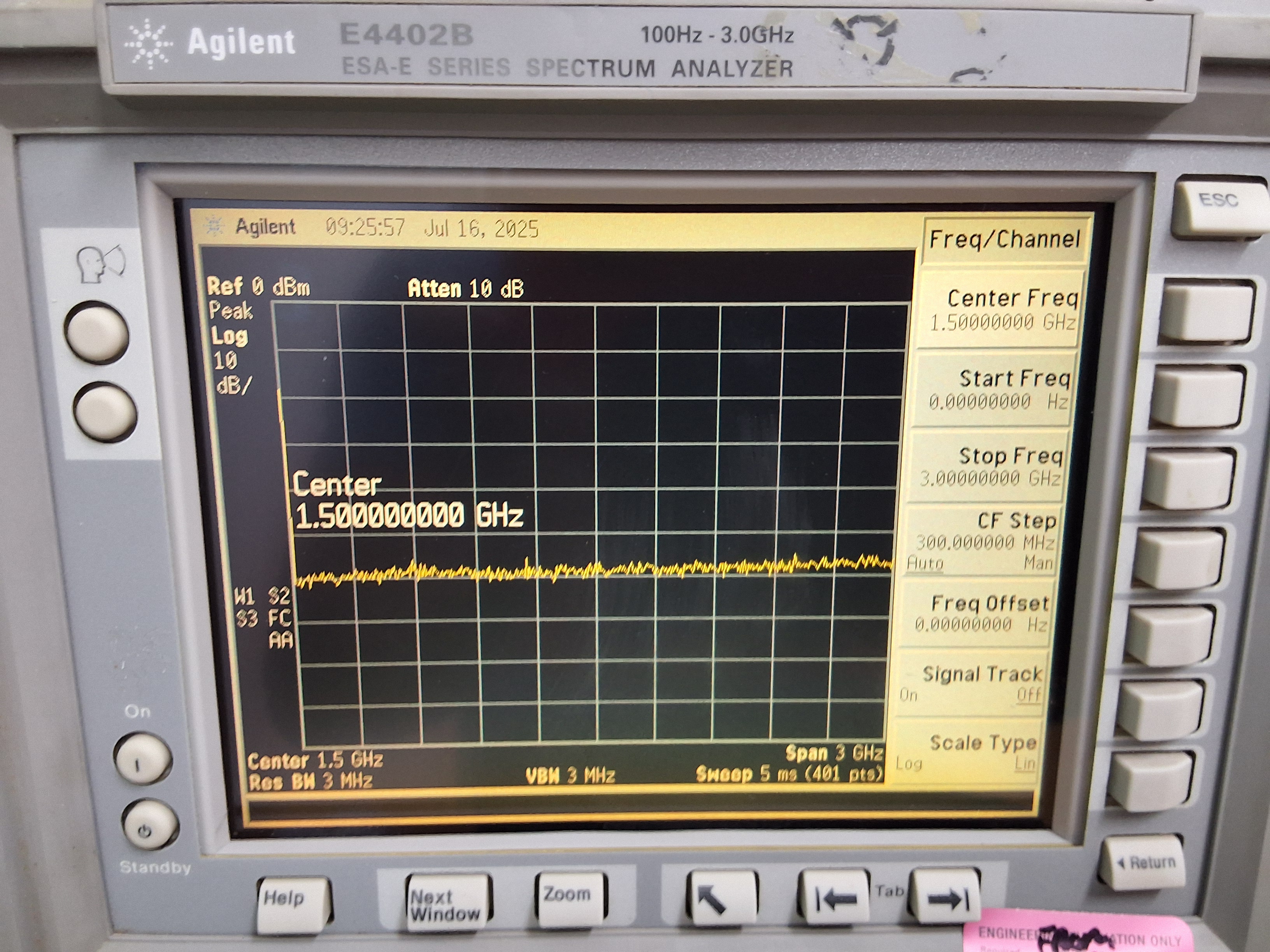 Used AGILENT E4402B ESA-E SERIES SPECTRUM ANALYZER 100Hz - 3.0GHz - MADE IN USA