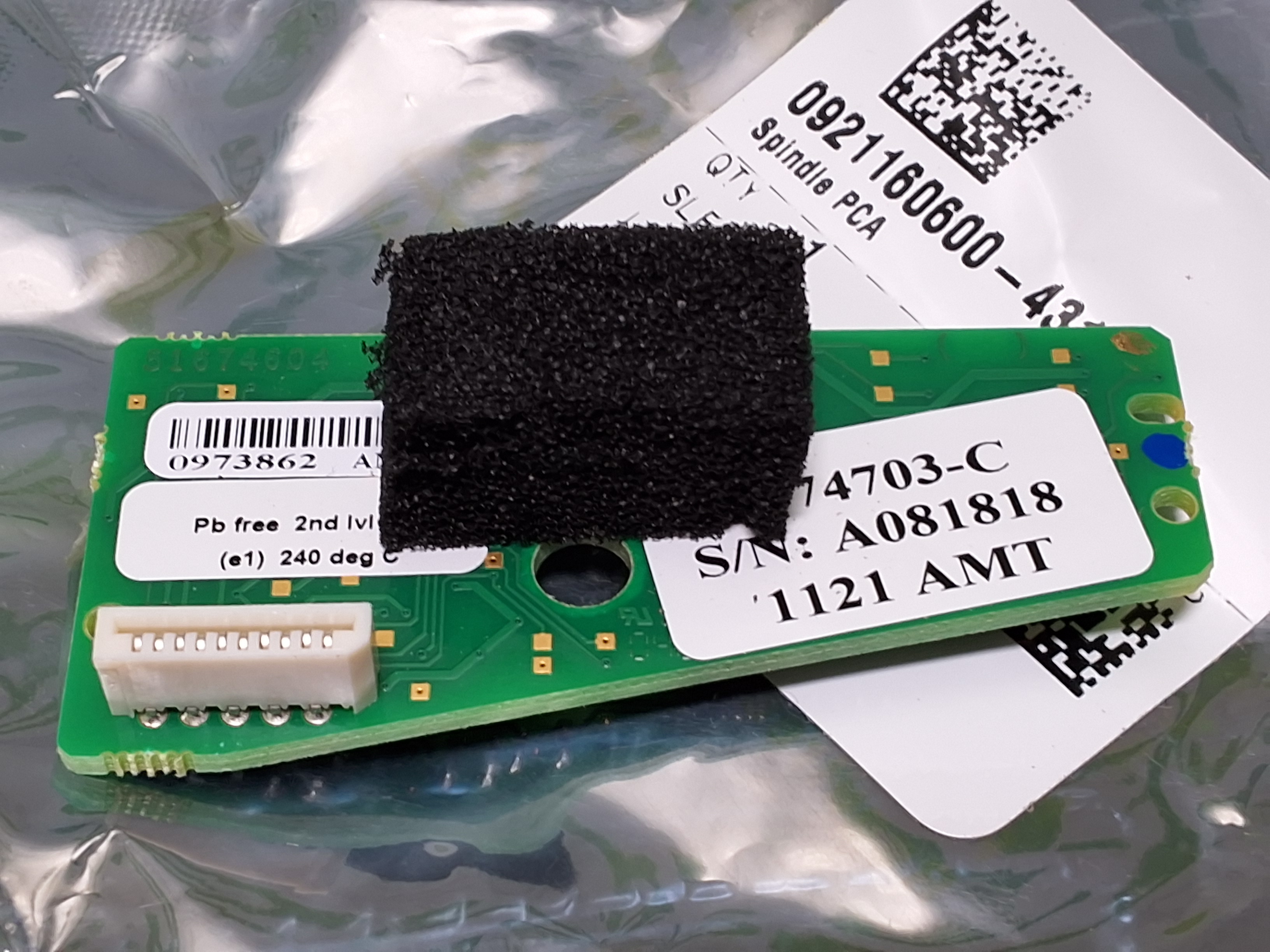 UNIVERSAL INSTRUMENTS SPINDLE PCA 51674703 - BRAND NEW