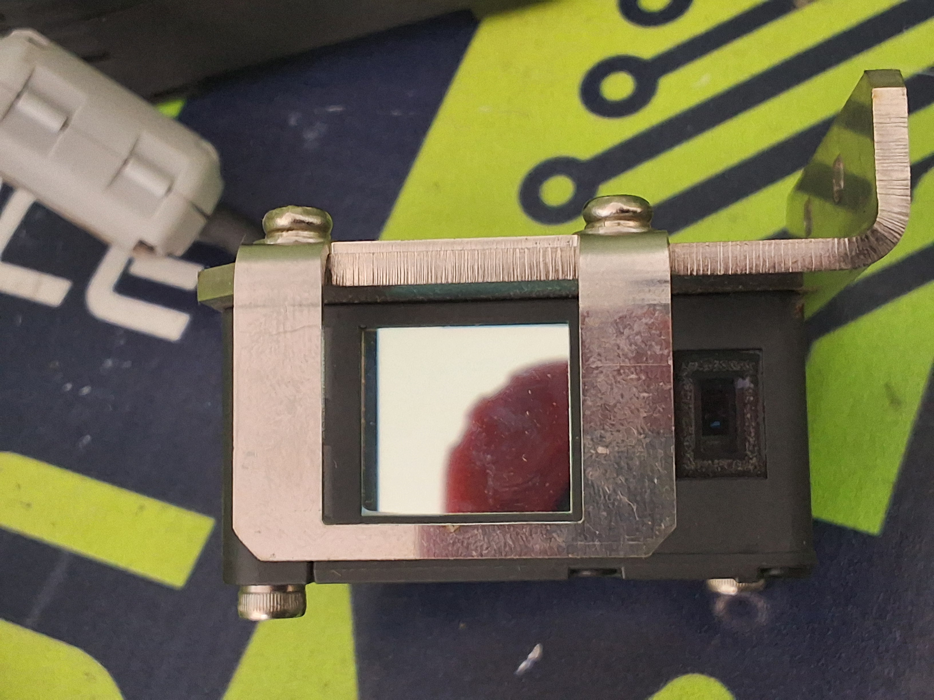 Used OMRON ZX2-LD50 CMOS LASER DISPLACEMENT SENSOR HEAD WITH OMRON ZX2-LDA11-JK2 SMART SENSOR / AMPLIFIER