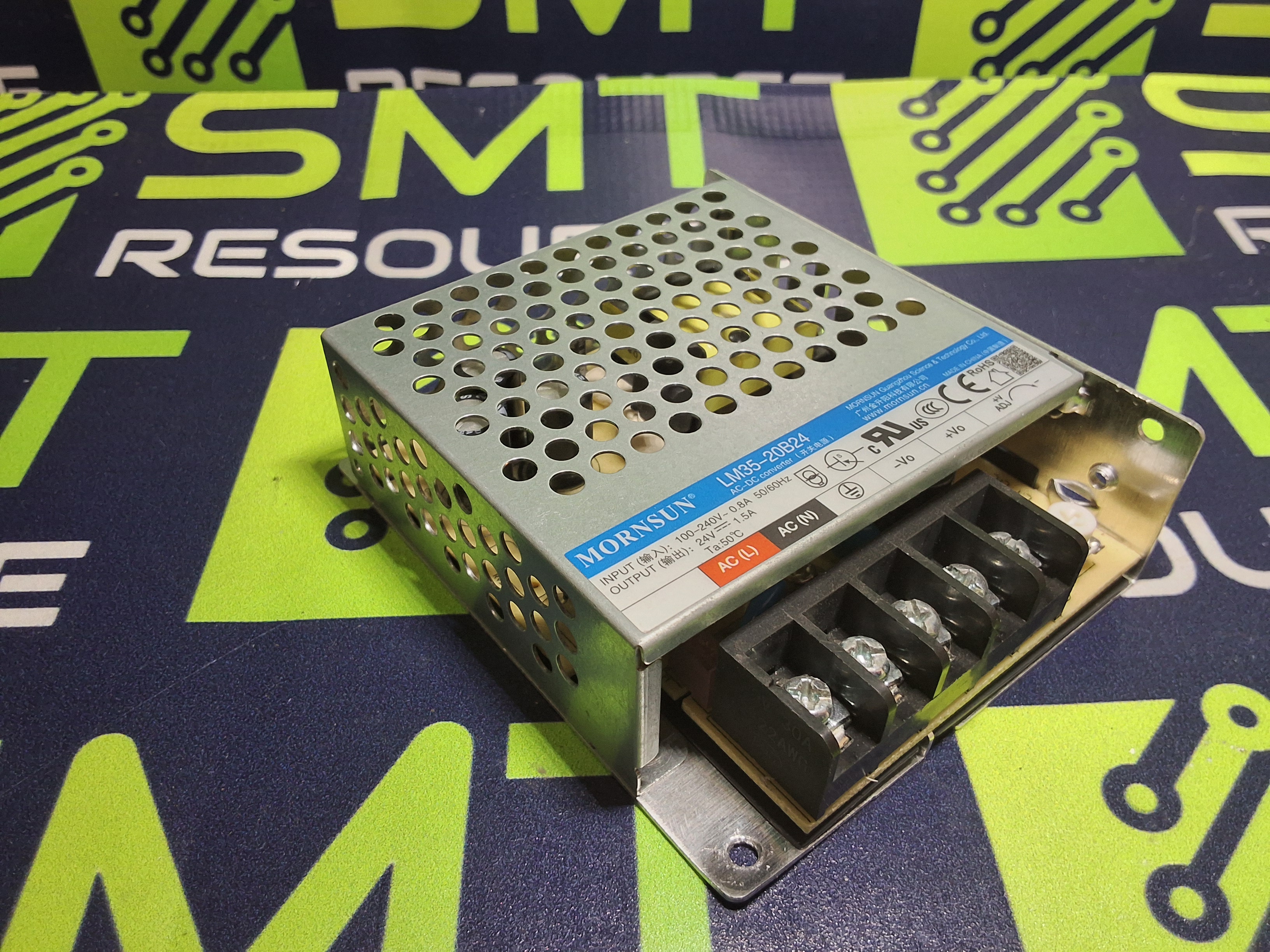 Used MORNSUN LM35-20B24 POWER SUPPLY 24V 1.5A