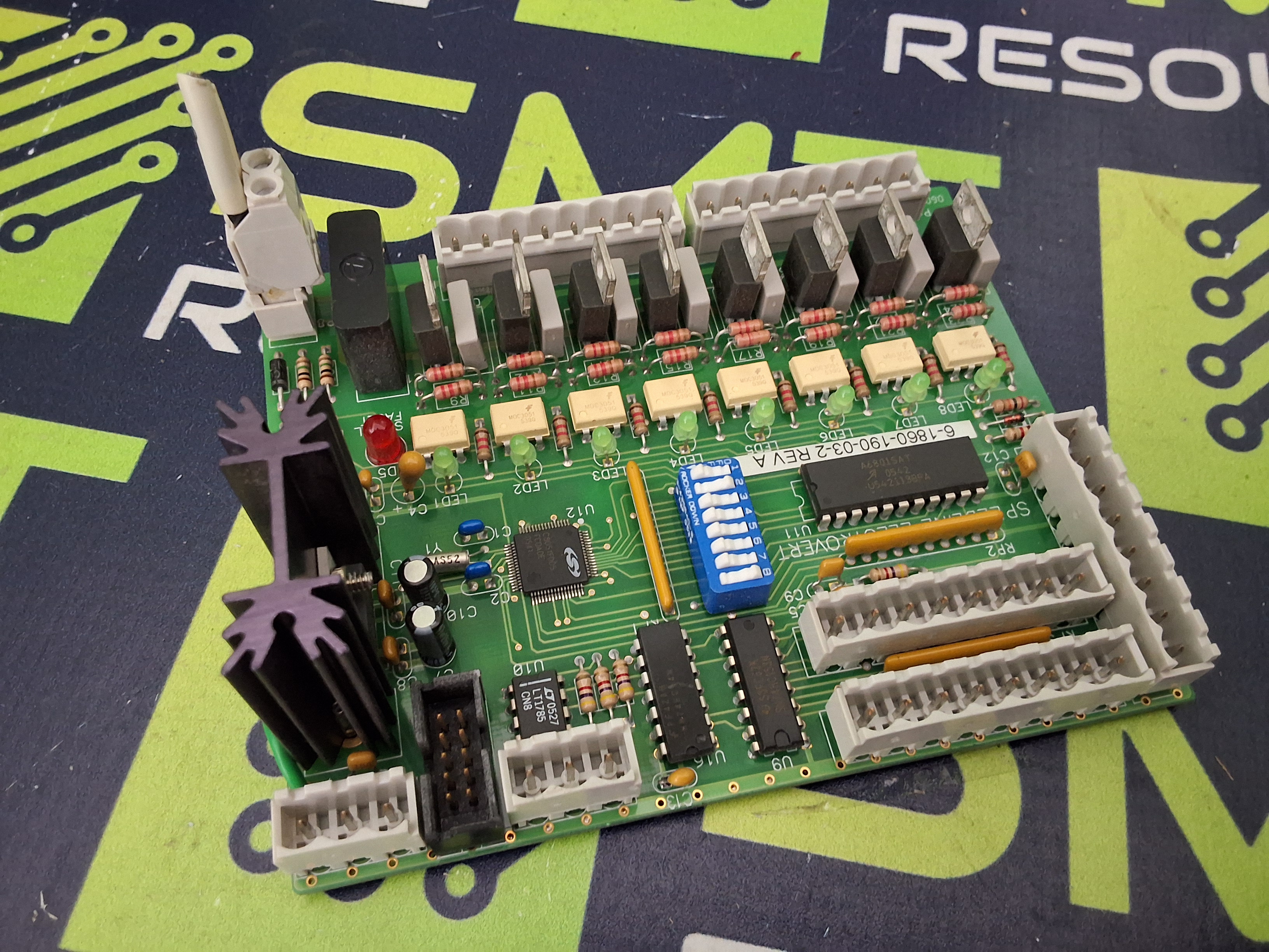 Used SPEEDLINE ELECTROVERT 6-1860-190-03-2 CONTROL BOARD