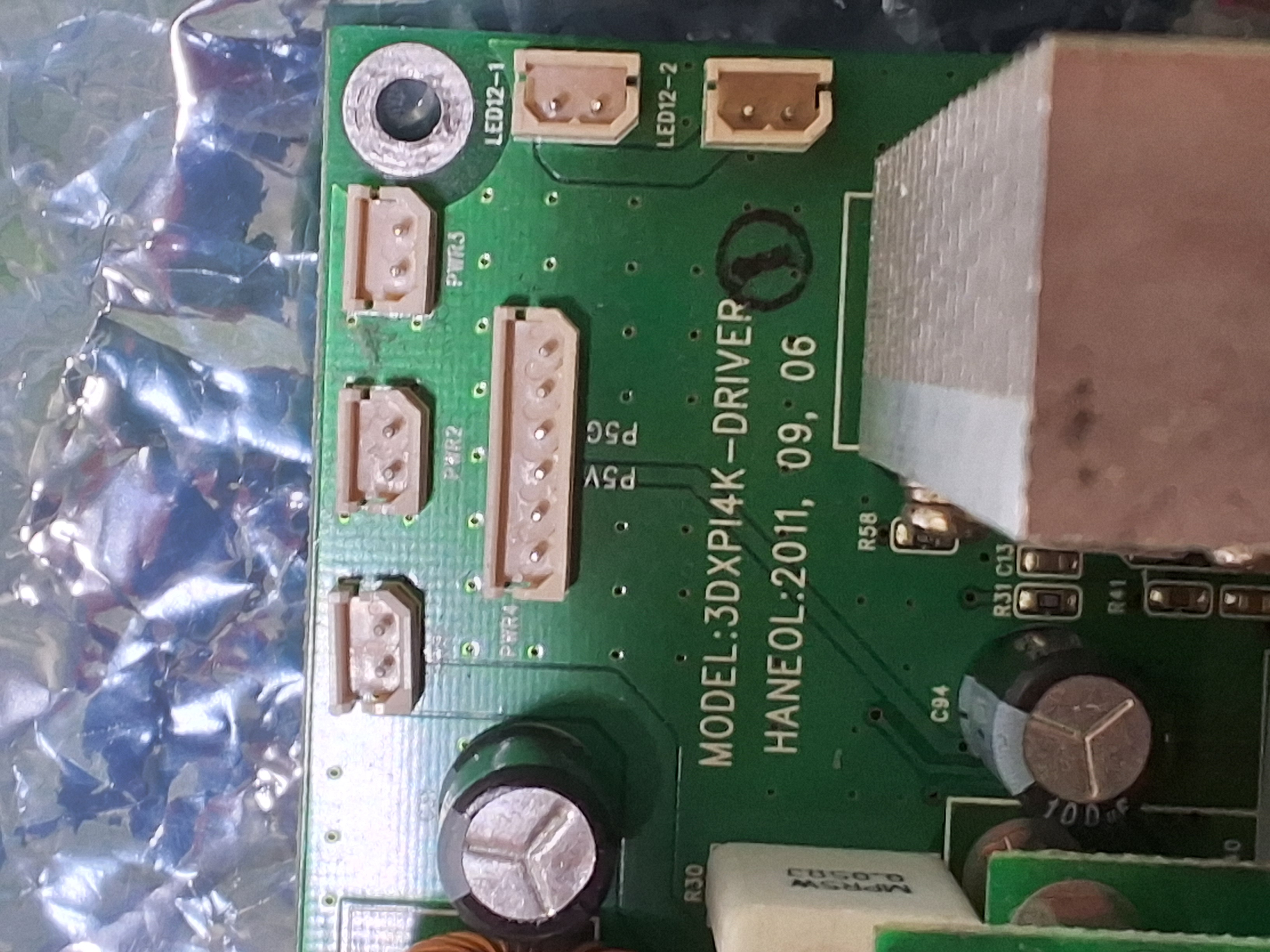 Used 3DXPI4K-IO MAIN DRIVER BOARD