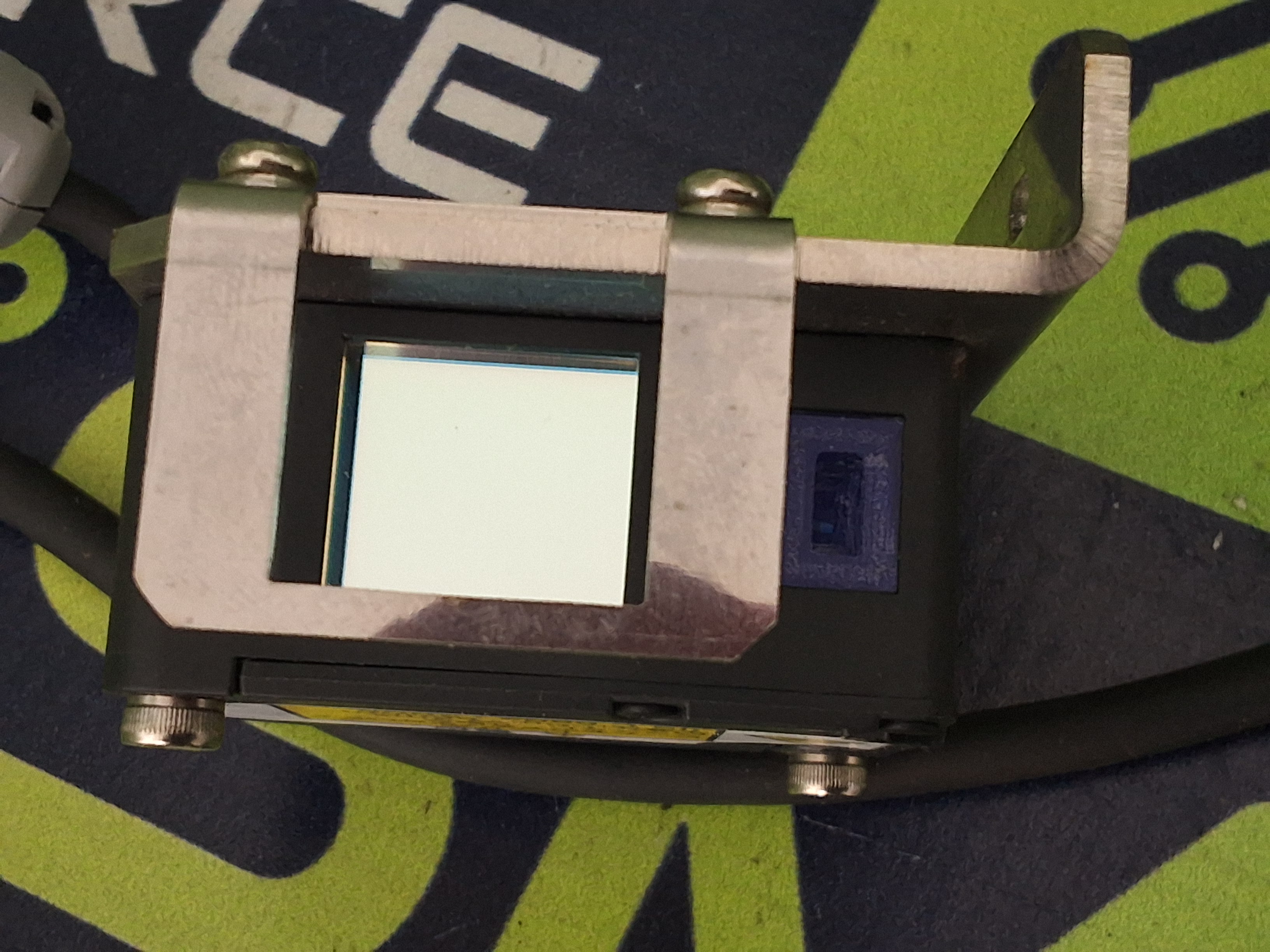 Used OMRON ZX2-LD50 CMOS LASER DISPLACEMENT SENSOR HEAD WITH OMRON ZX2-LDA11-JK2 SMART SENSOR / AMPLIFIER